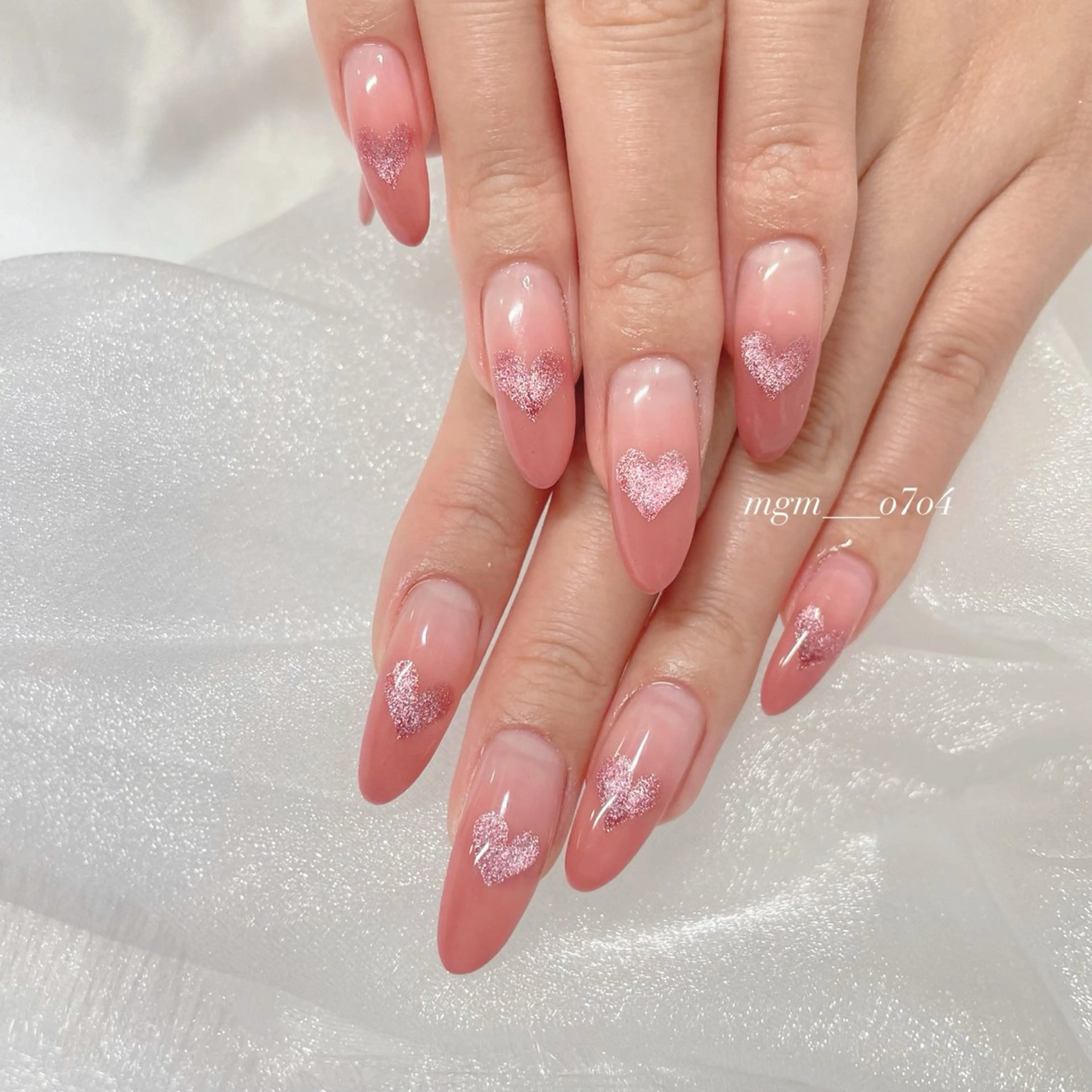 ネイル ハンドネイル ハンドケア MoON...❤︎ MeGuのネイルデザイン