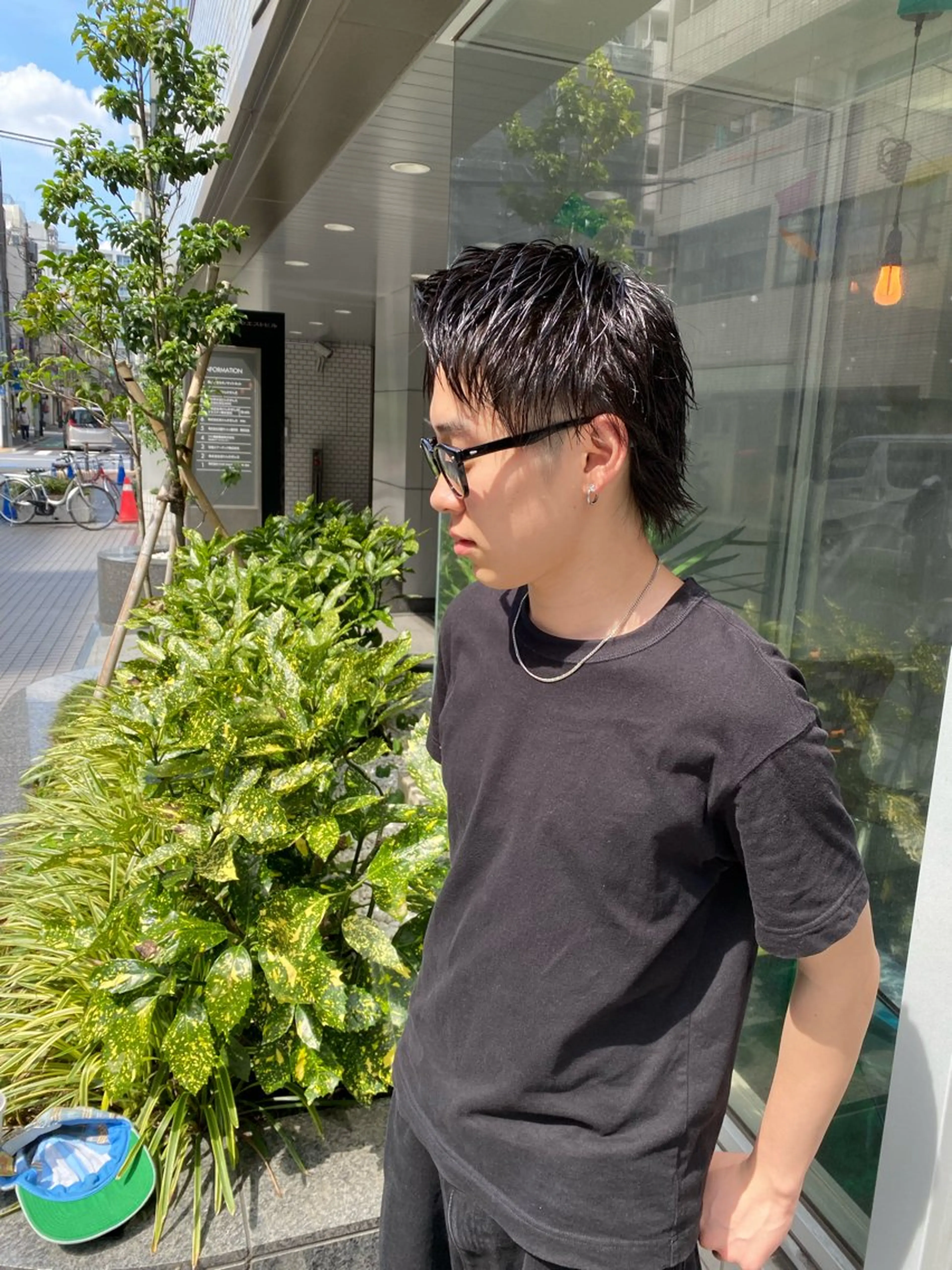 ショート カラー 黒髪 ショートヘア ウルフカット カット ヘアカラー トリートメント Riganuts池袋 Hayato✂︎のヘアスタイル