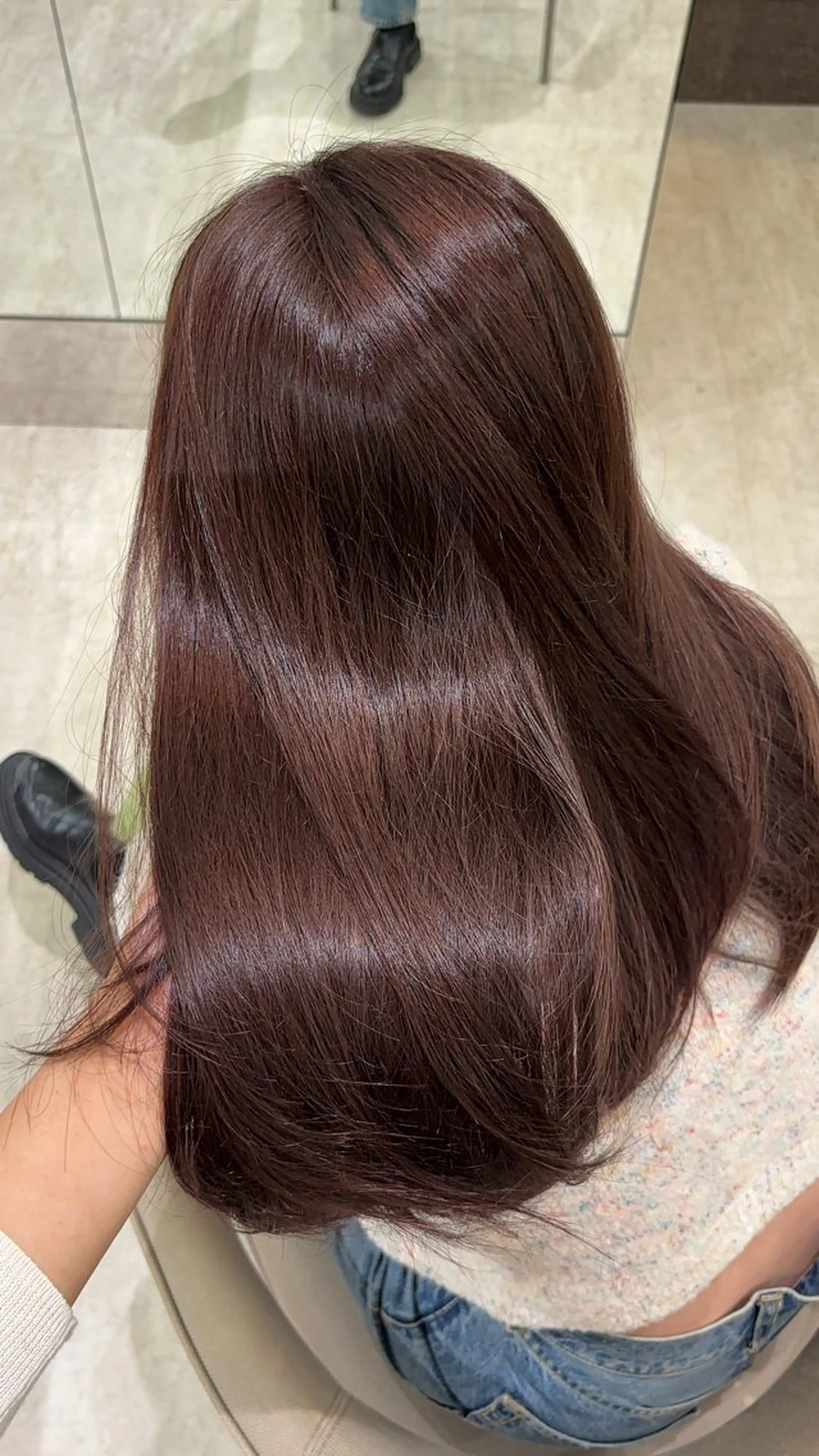 VIEWオリジナル髪質改善カラー👼🏻🫧(ヘッドスパ付)の写真