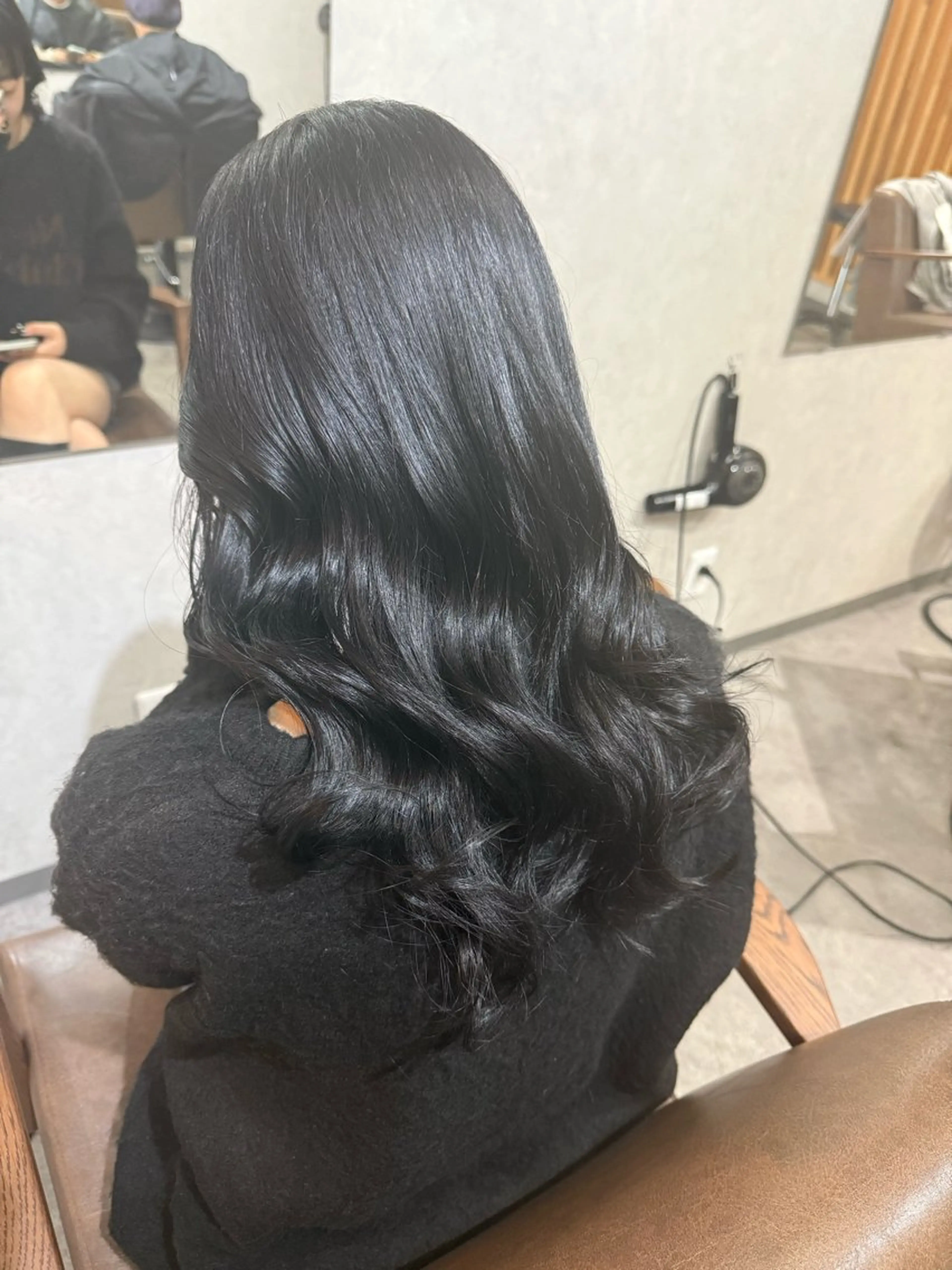 セミロング カラー カット ヘアカラー Bish Yanaのヘアスタイル