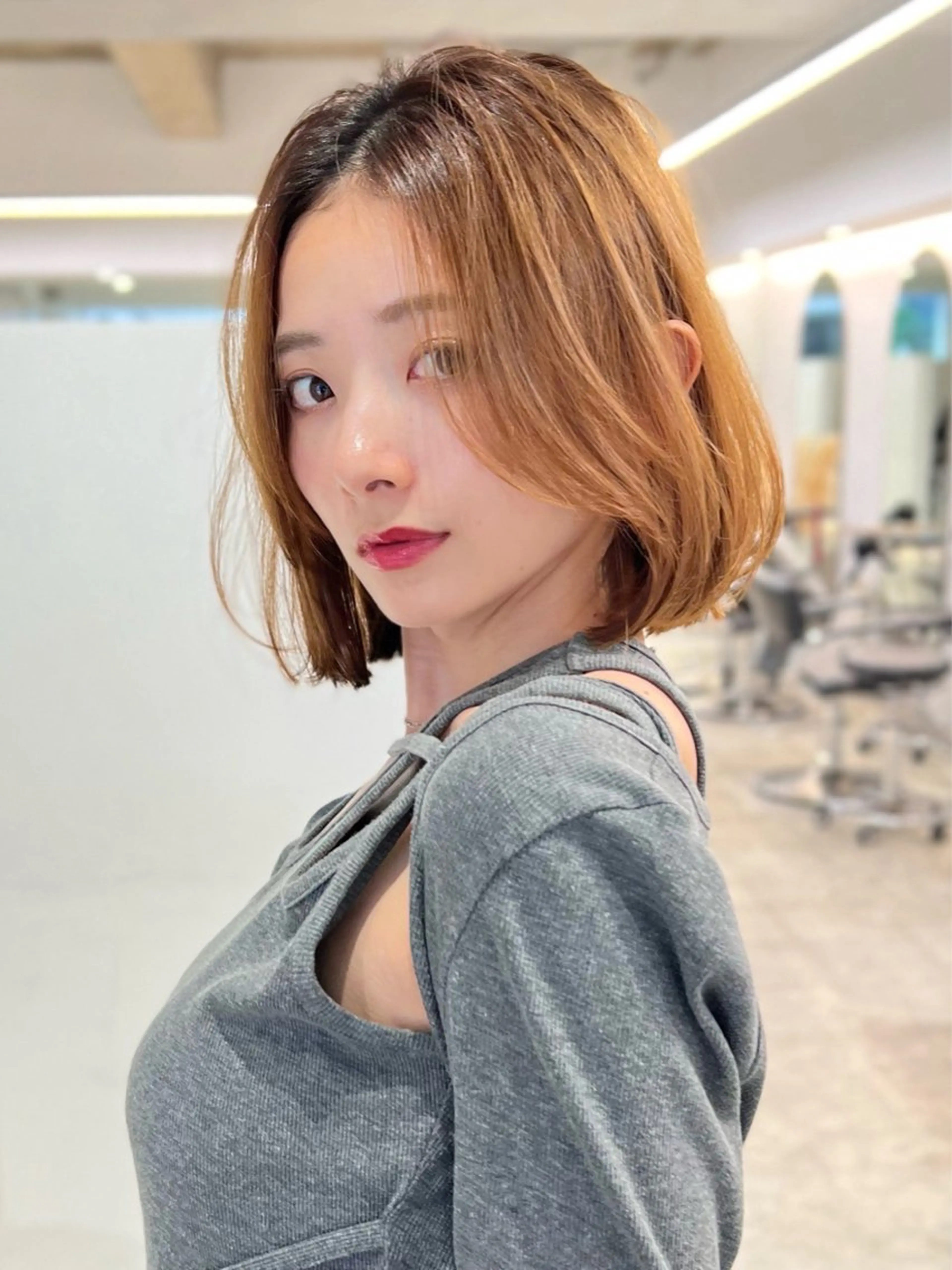 ミディアム 夏山 秀憲のヘアスタイル