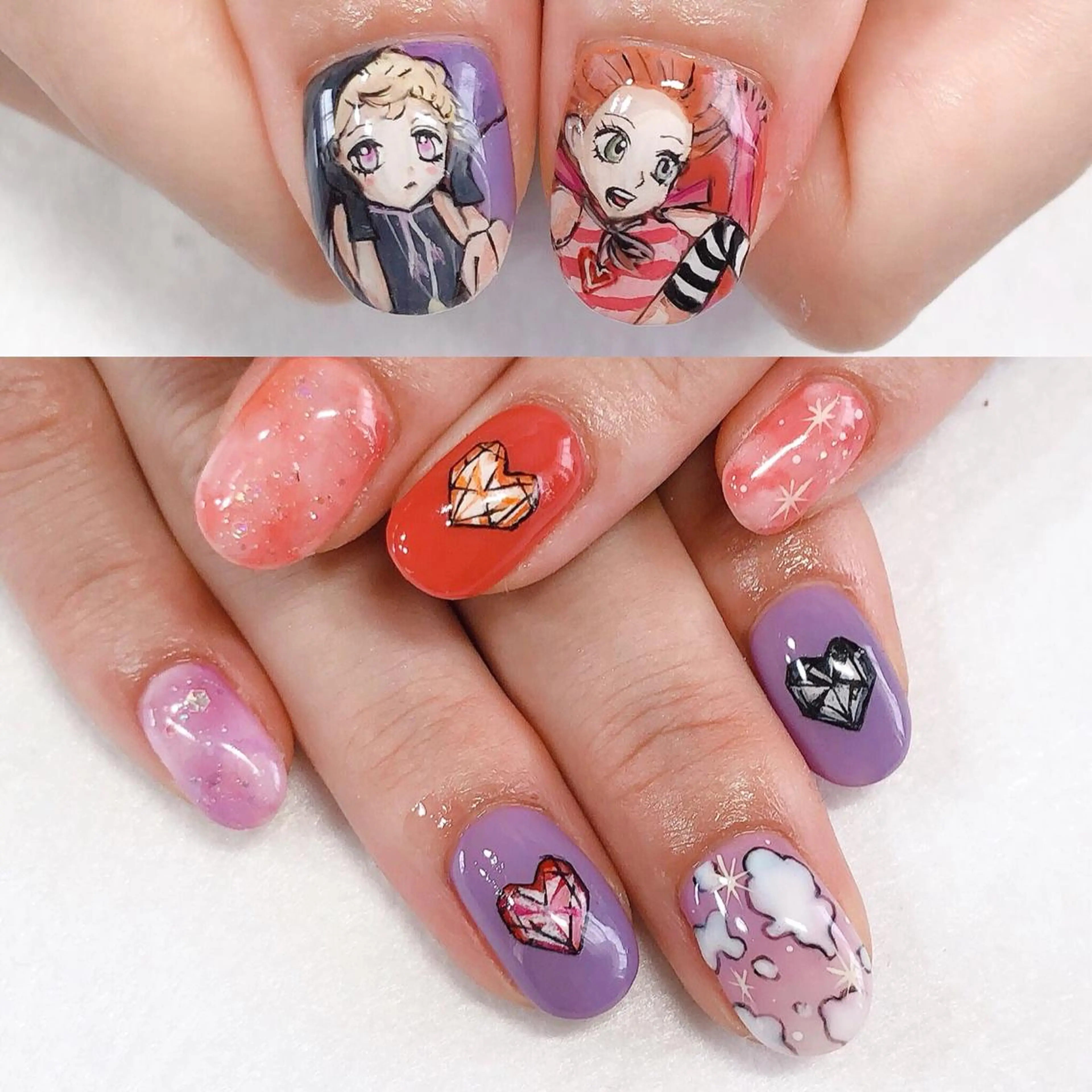 ネイル 東 千夏のネイルデザイン