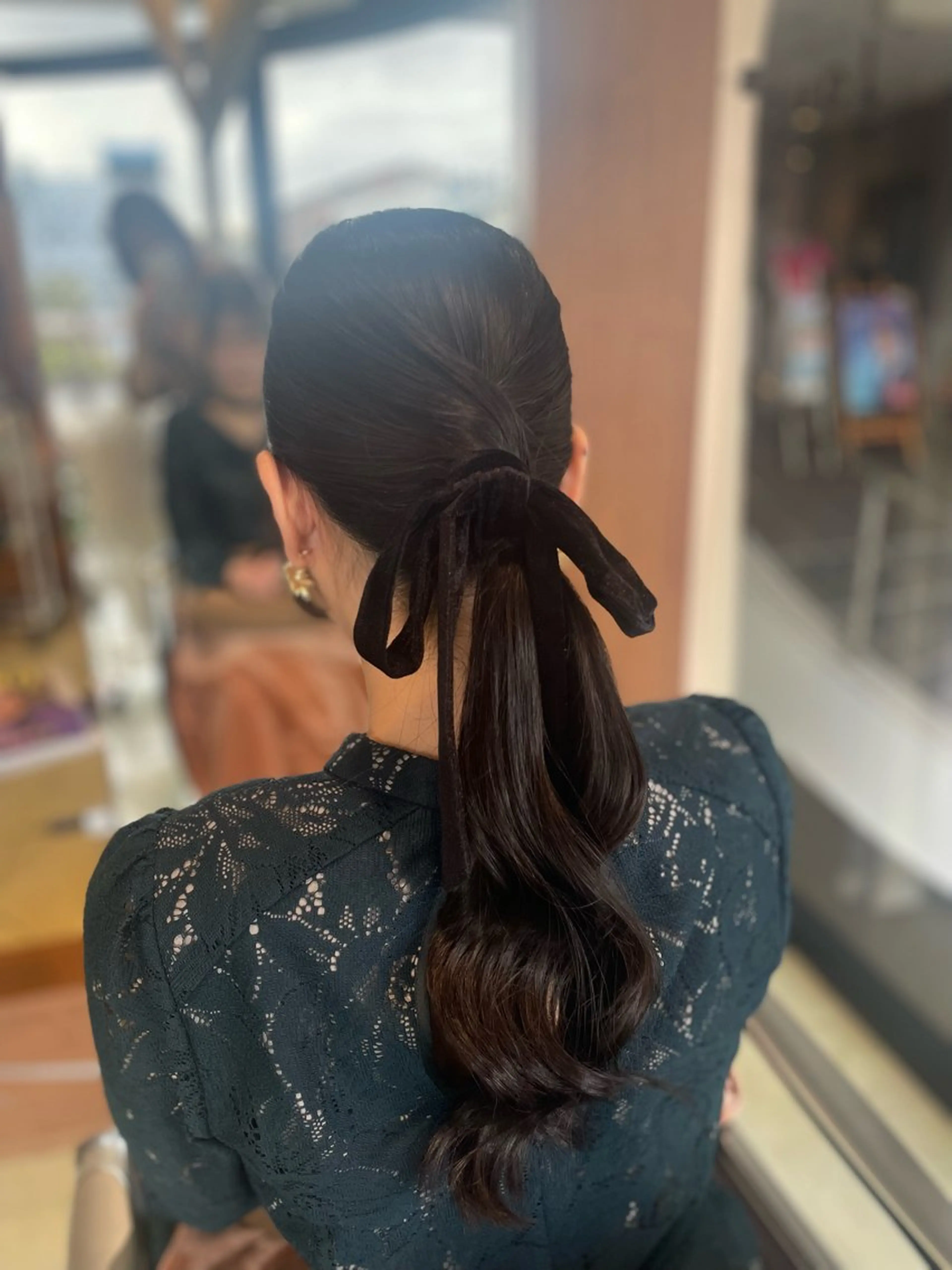 ロング 下村 和香奈のヘアスタイル