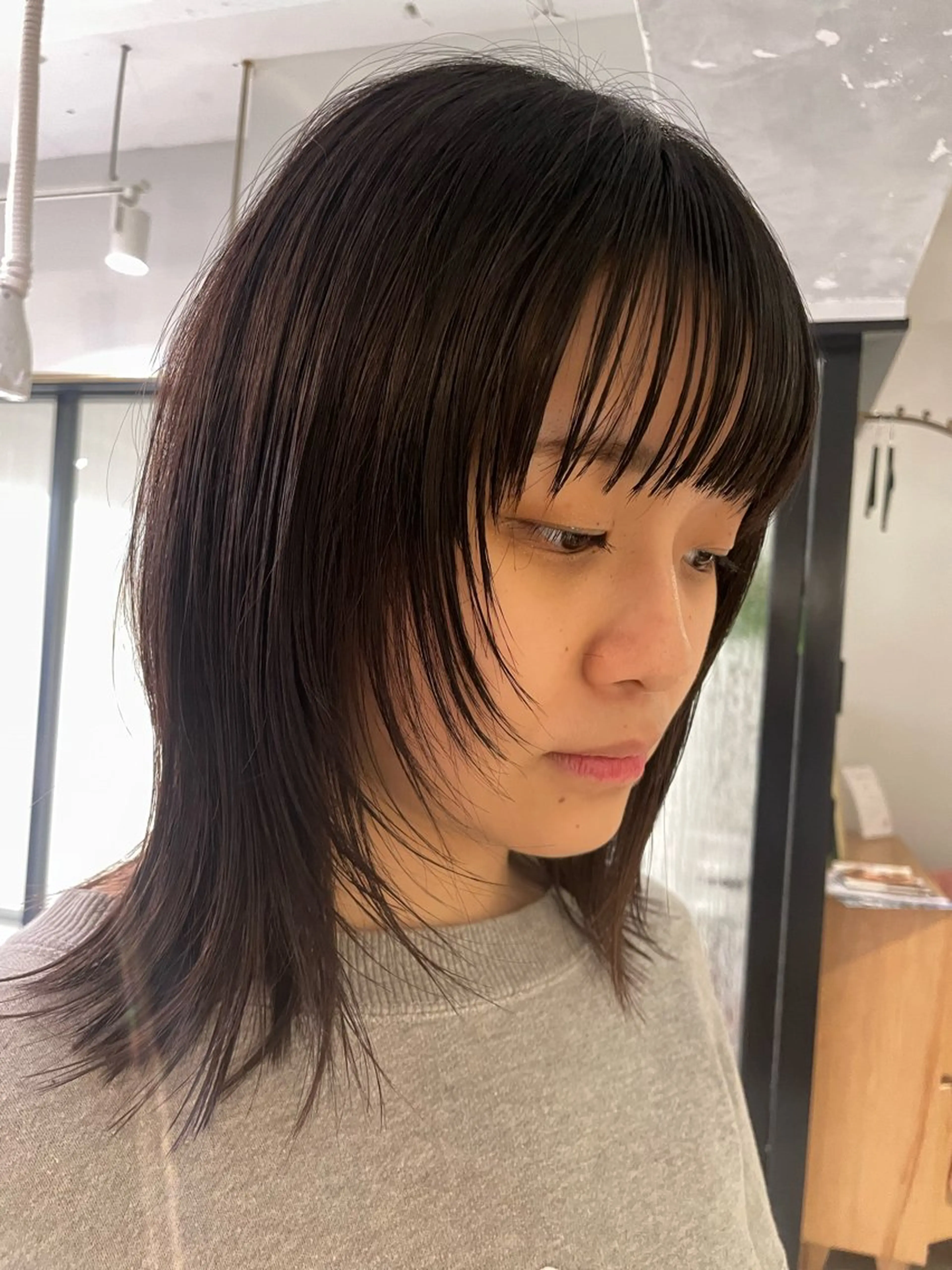 ミディアム 🤍透明感カラー/ レイヤー/SUのヘアスタイル