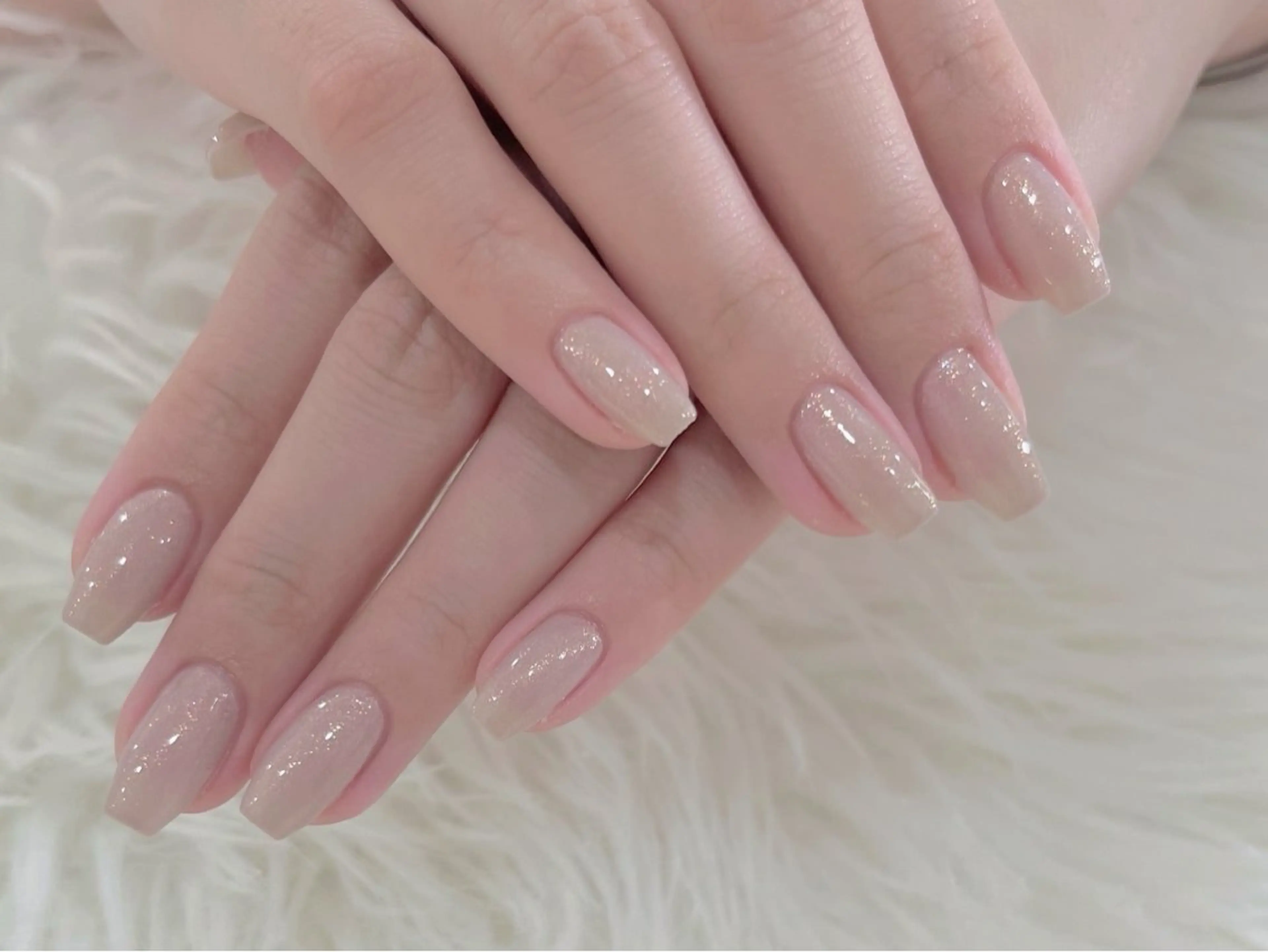 ネイル キラキラネイル オフィスネイル ワンカラーネイル フットネイル FLY Nail Salonのネイルデザイン