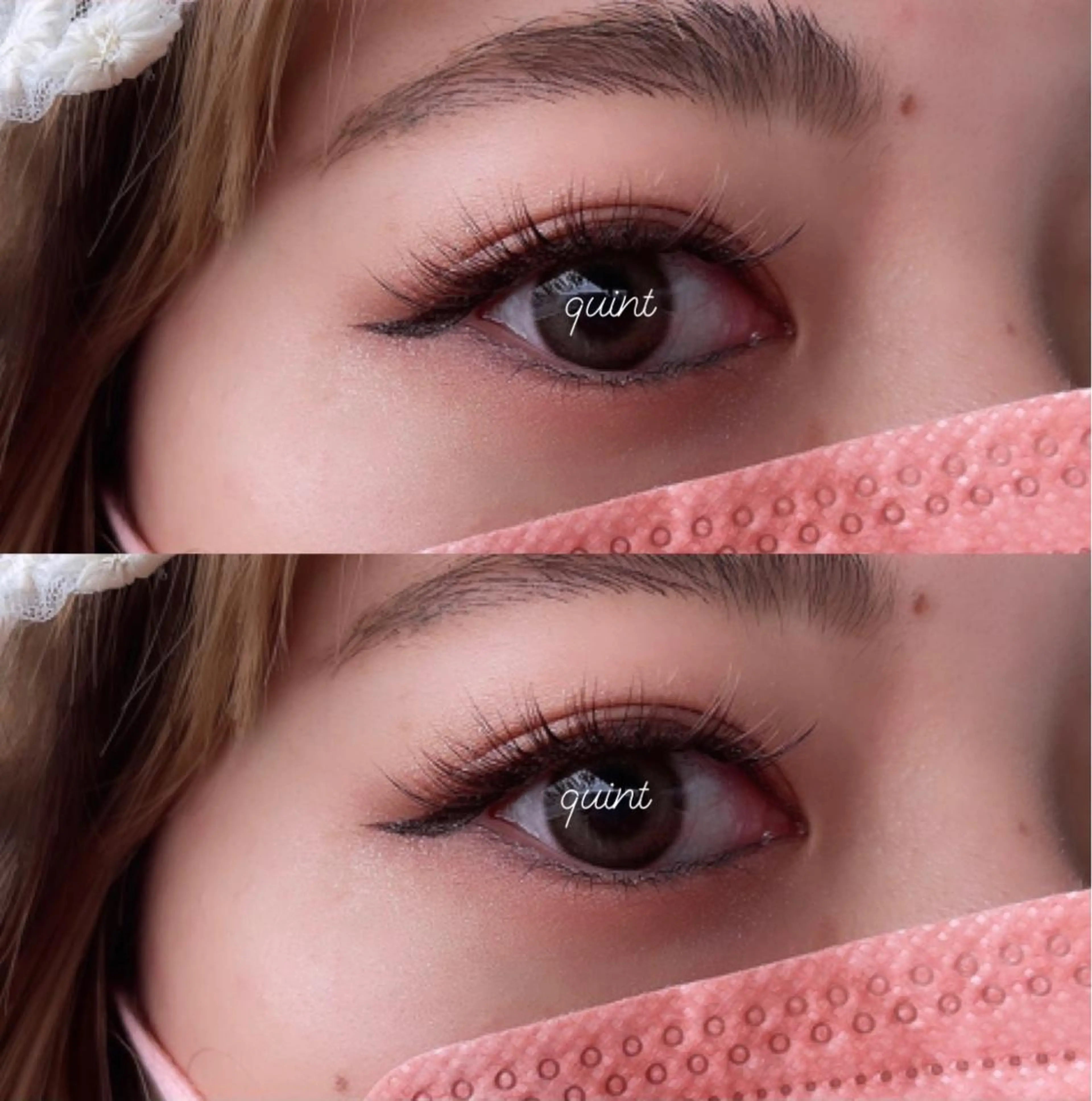 マツエク・マツパ カラーマツエク フラットラッシュ 上田 ゆいのマツエク・マツパデザイン