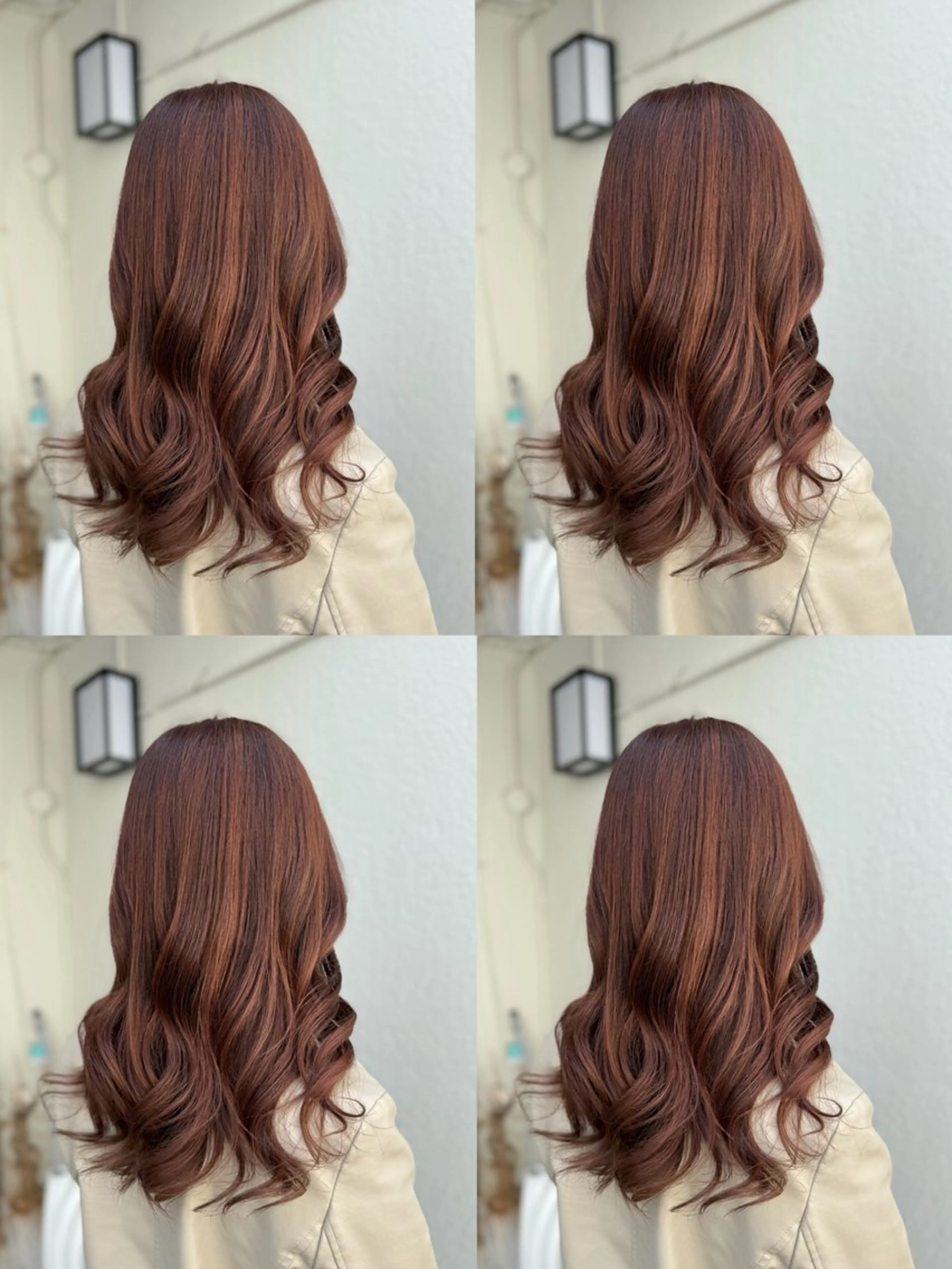 セミロング カラー ブラウンカラー ピンクカラー ピンクブラウン 🌷MAYU 🌷のヘアスタイル