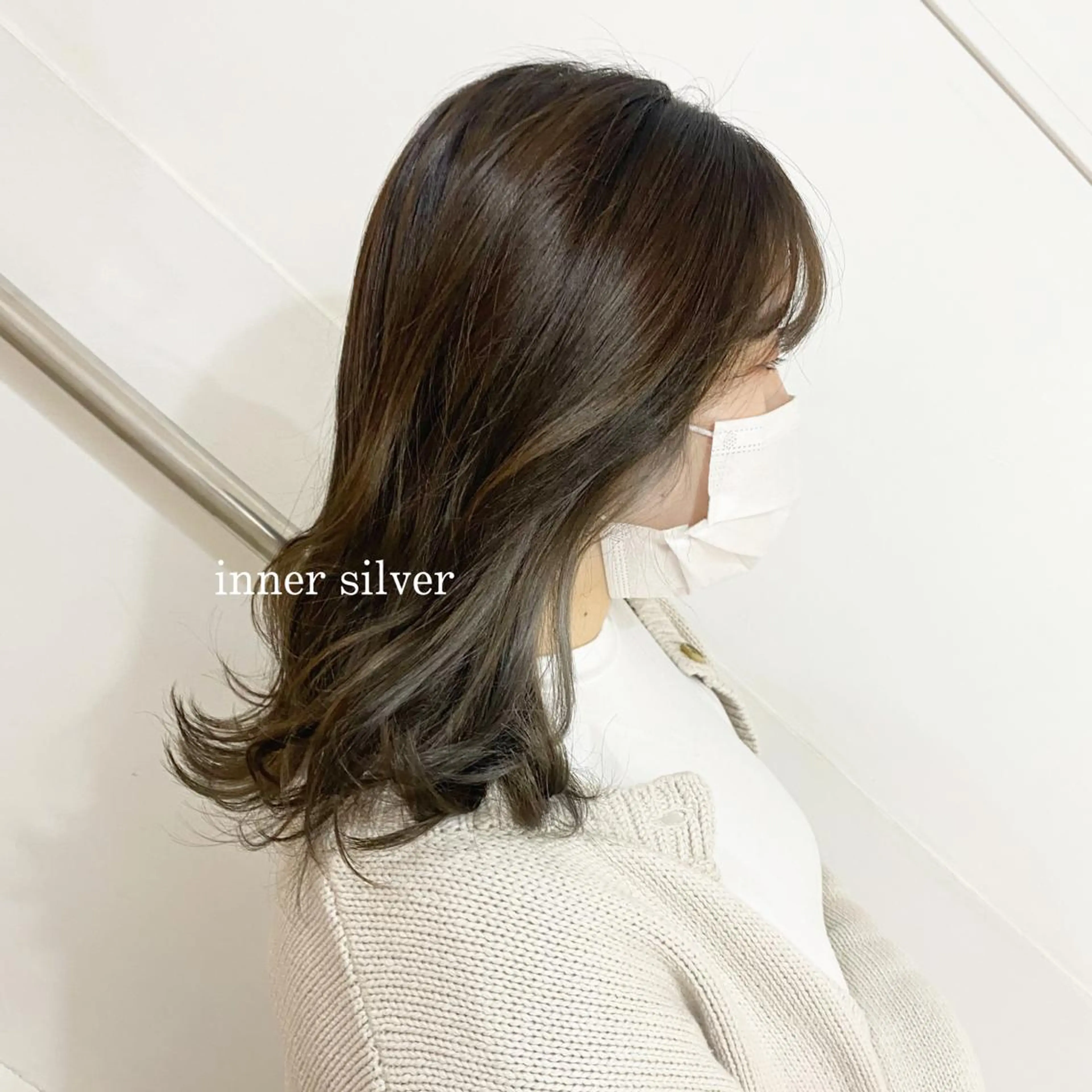 ミディアム カラー ヘアカラー トリートメント ハル🌸柔色/ ブリーチなし/艶髪のヘアスタイル