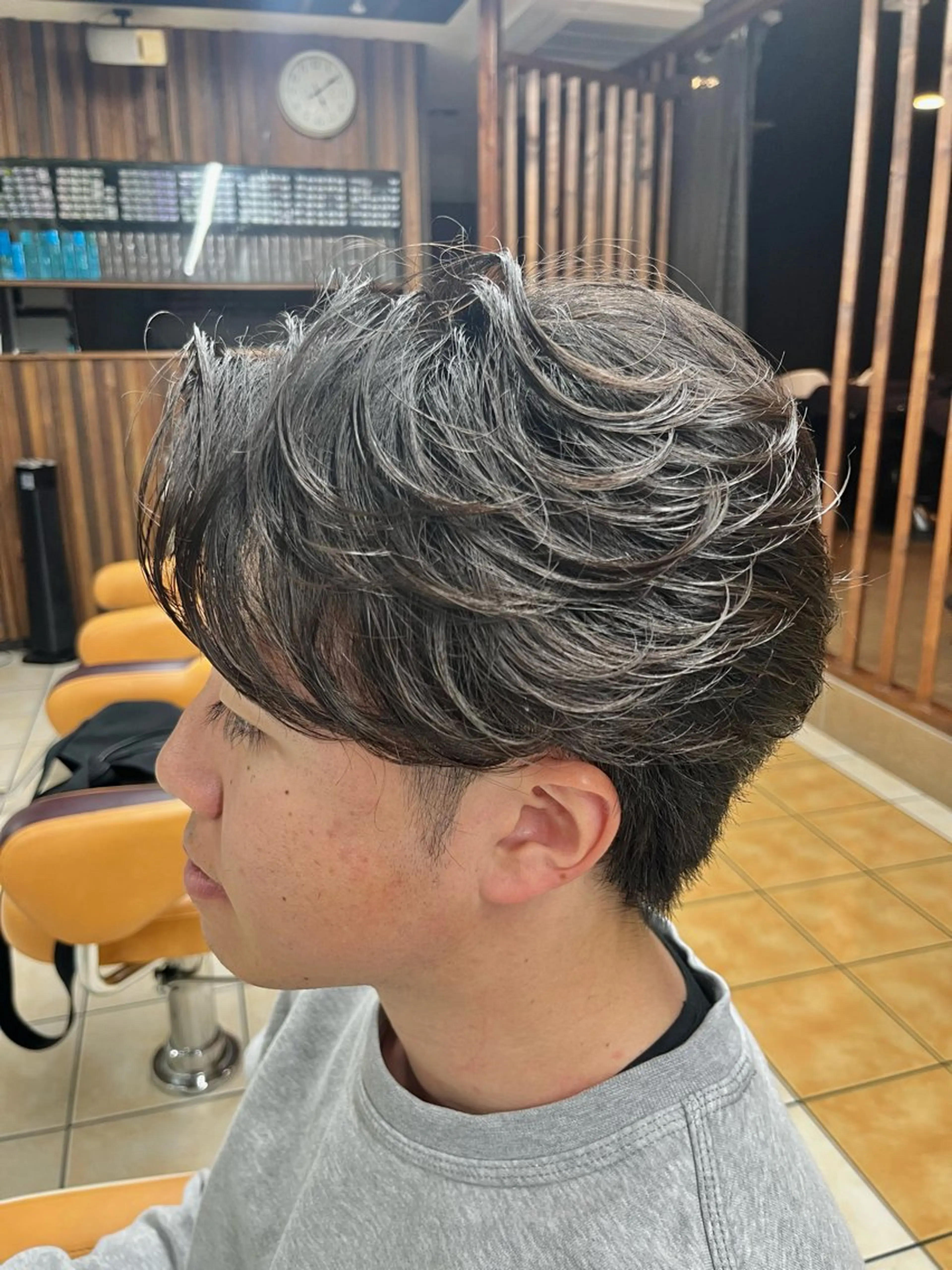 ショート パーマ メンズ カット パーマ メンズ特化/パーマ/ 髪質改善　高野奨馬のヘアスタイル