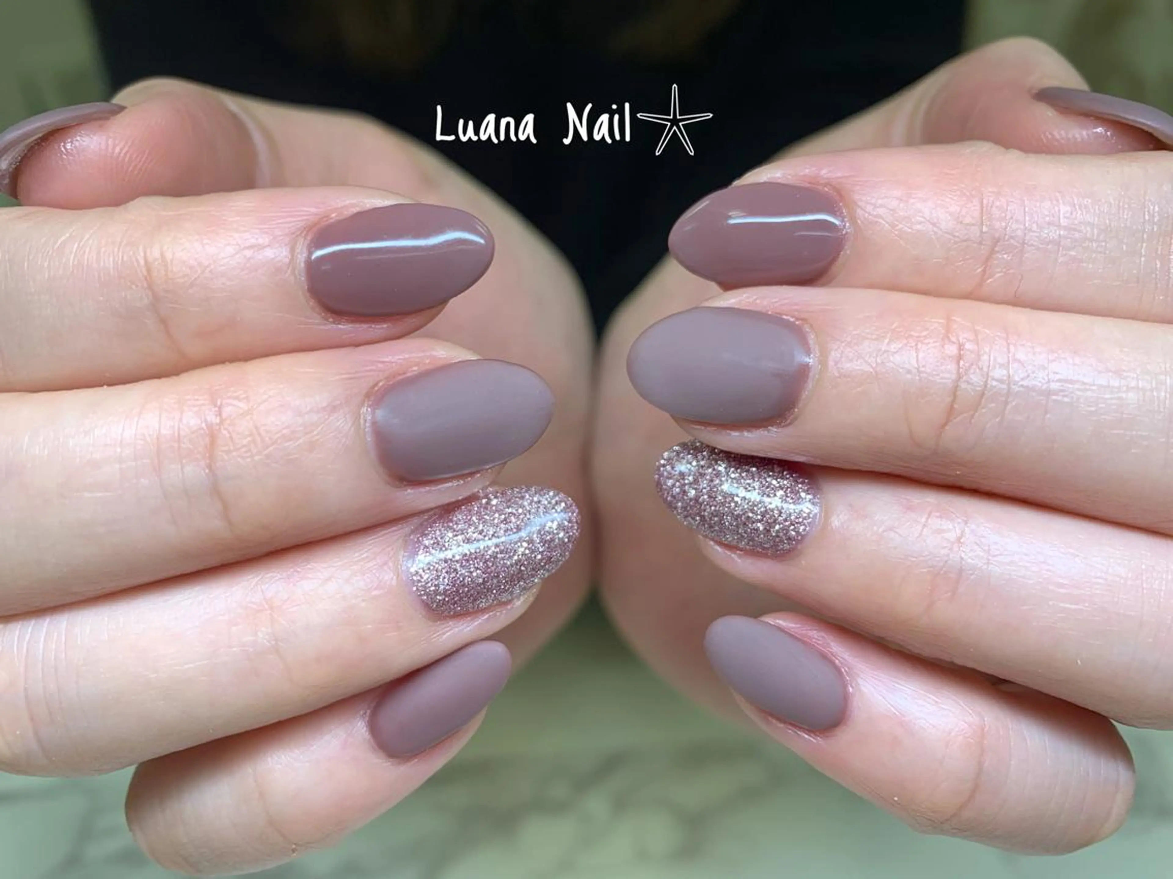 ネイル マットネイル ハンドネイル BeauJu by Luana Nail所属・BeauJu by Luana Nailのネイルデザイン