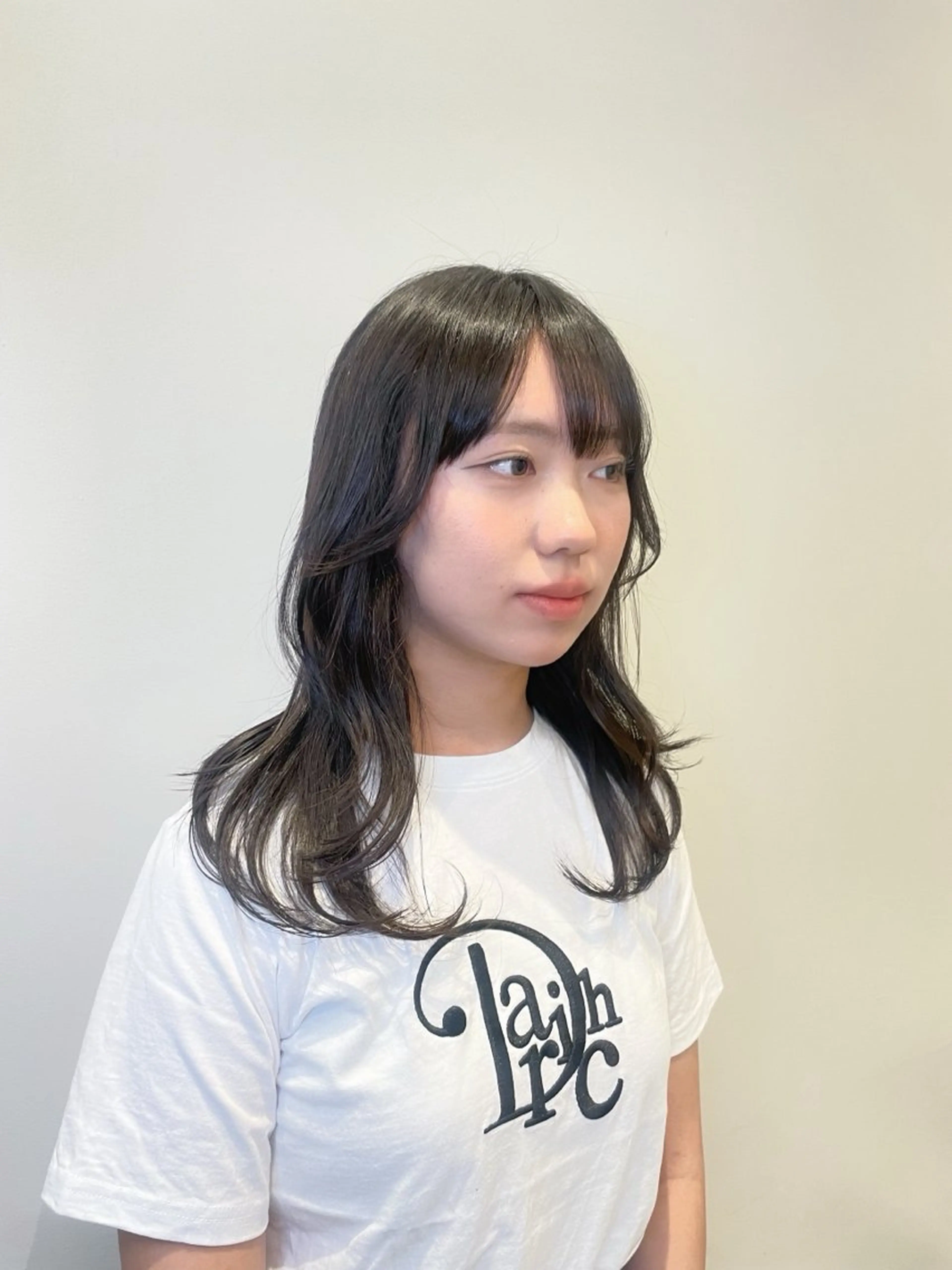 ミディアム 韓国レイヤー 🧸🤍ちずみのヘアスタイル