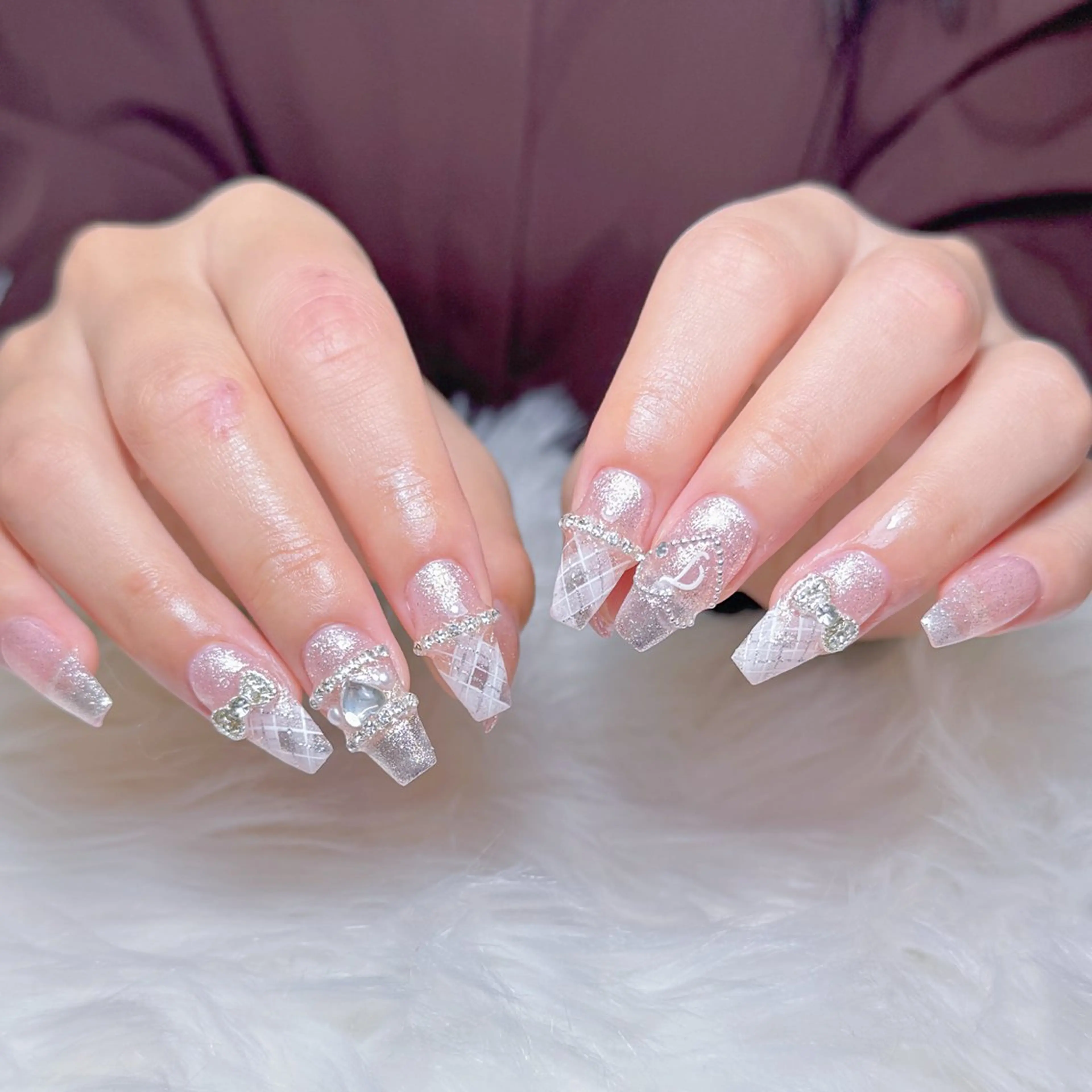 ネイル 韓国ネイル 持ち込み ニュアンスネイル ワンホンネイル ハンドネイル AKIKO NAILのネイルデザイン