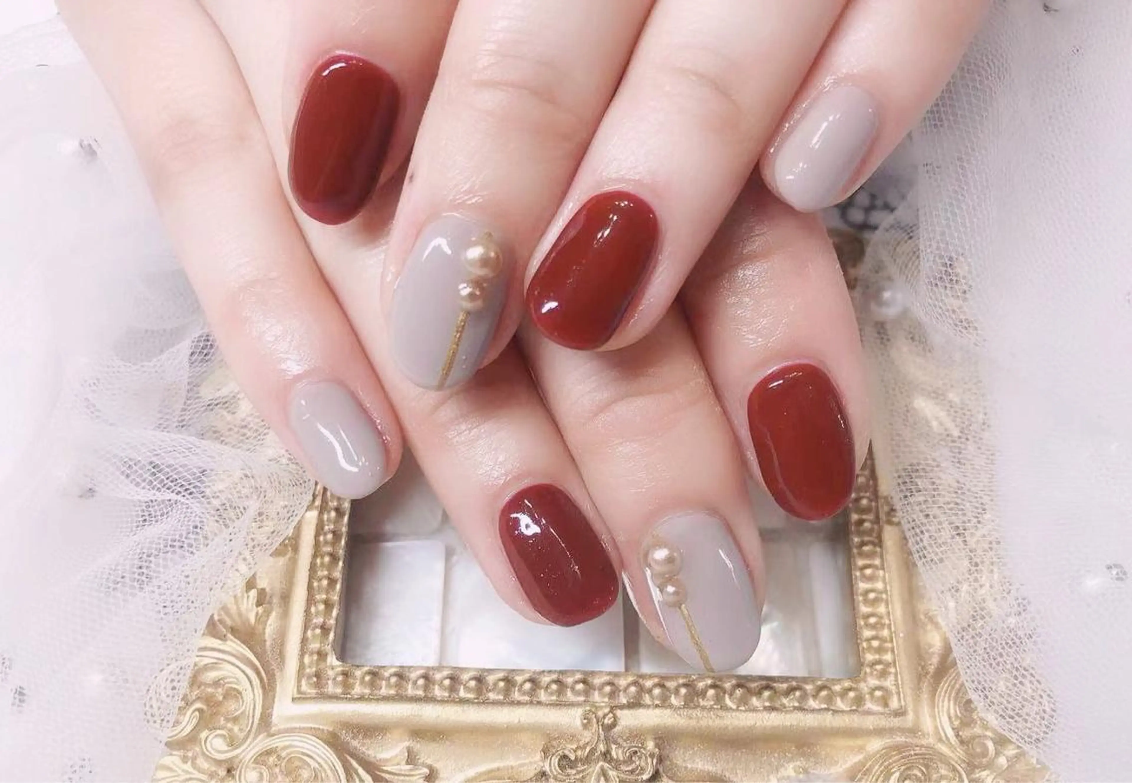 ネイル ハンドネイル マジックミラー所属・マジック ミラーのネイルデザイン