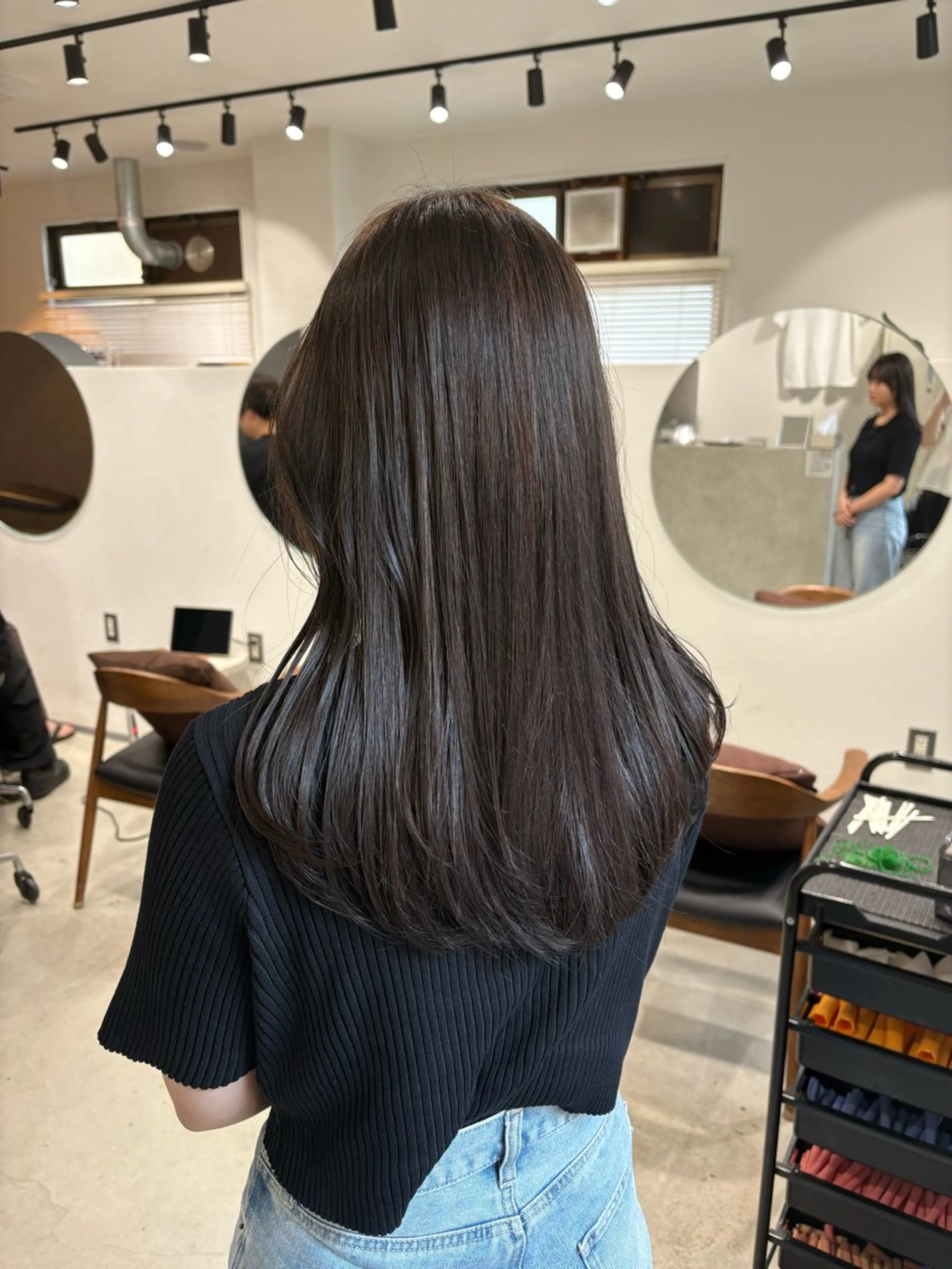 セミロング レイヤーカット ボブ/レイヤー /河内温太のヘアスタイル