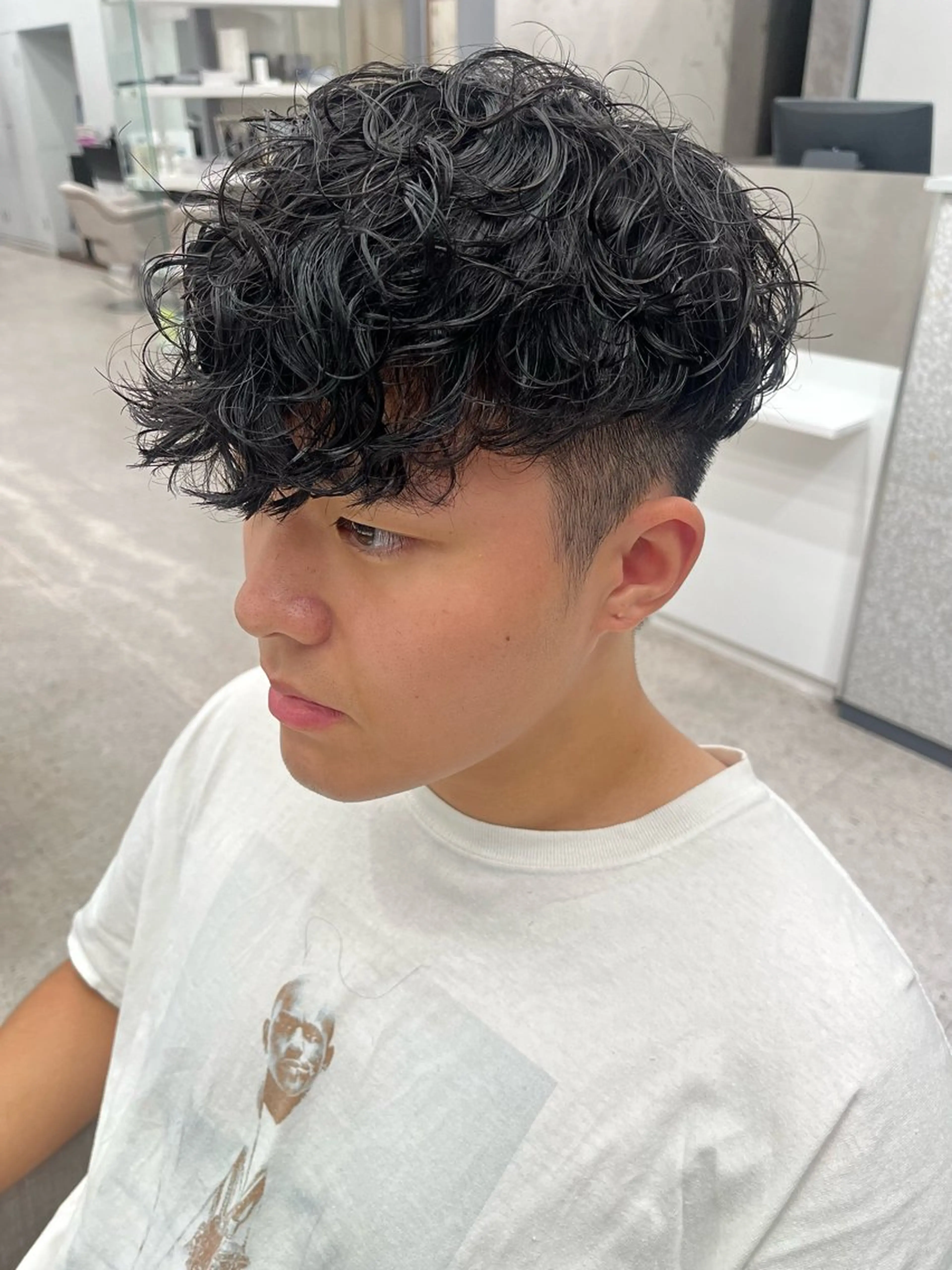 パーマ メンズ カット パーマ 🍐シャドウパーマ メンズ特化/守岡🍐のヘアスタイル