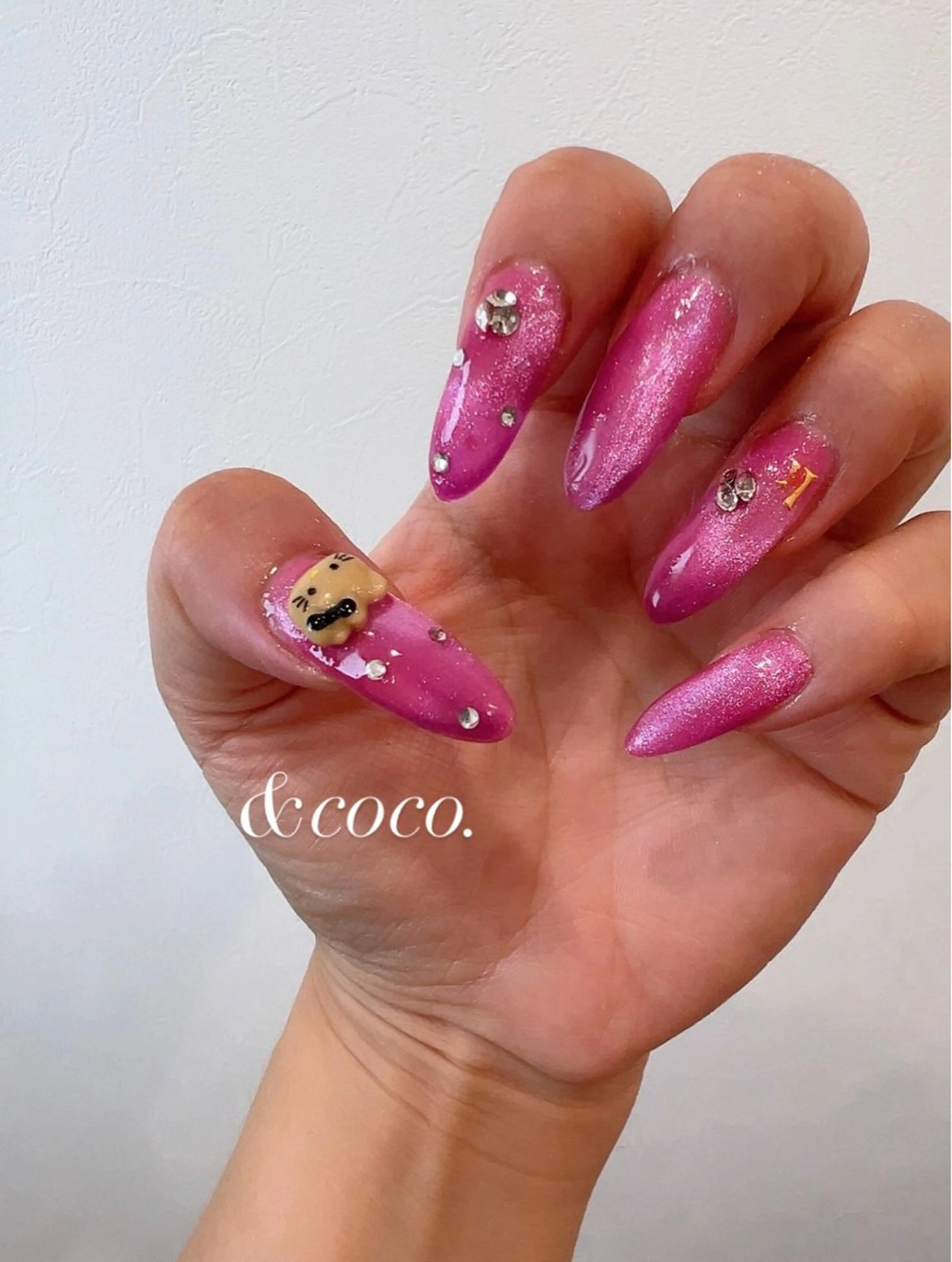 ネイル マグネットネイル ハンドネイル ＆coco.所属・＆ coco.のネイルデザイン