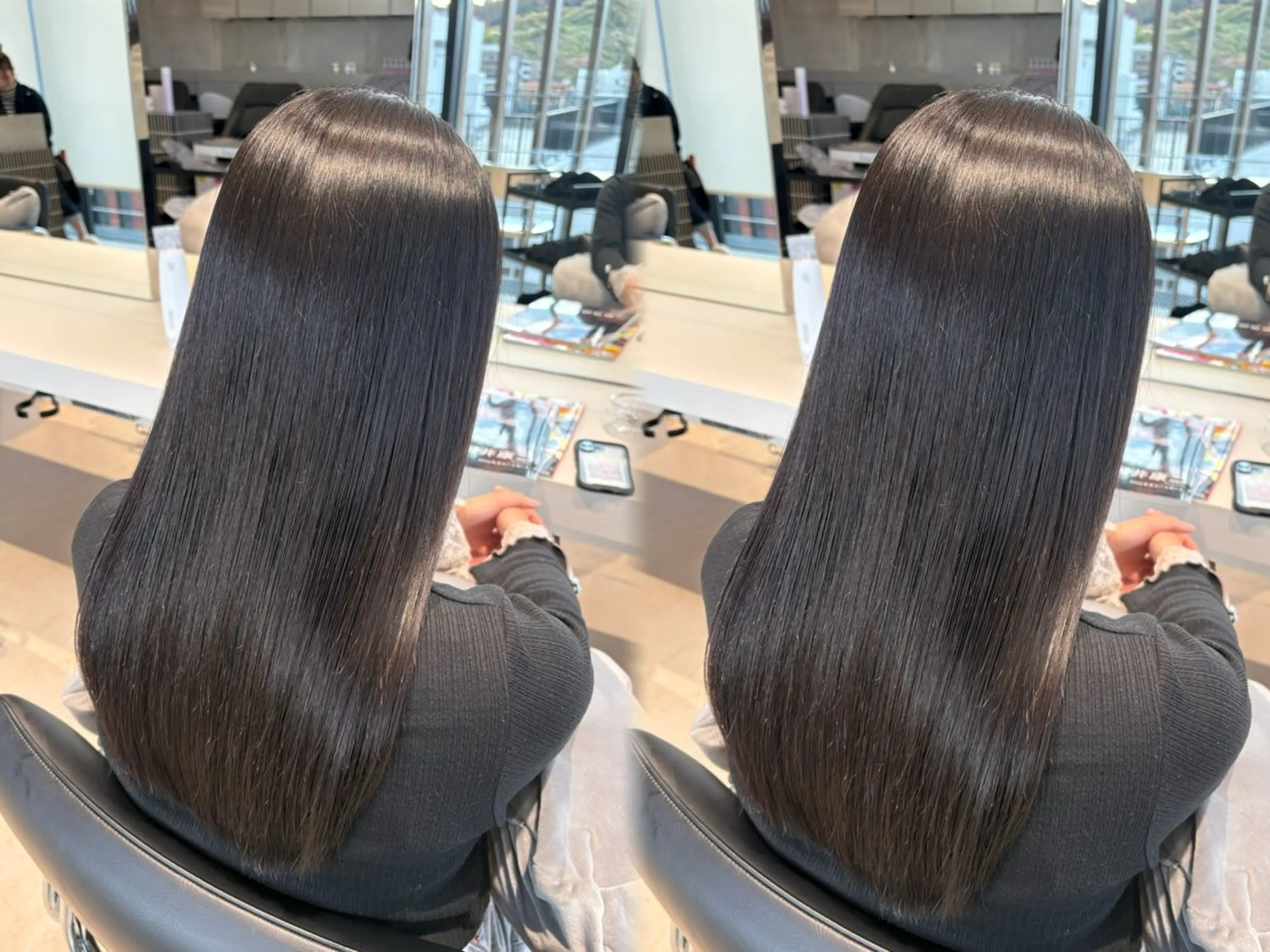 ロング 縮毛矯正 トリートメント 縮毛矯正/髪質改善/ 斉藤春のヘアスタイル