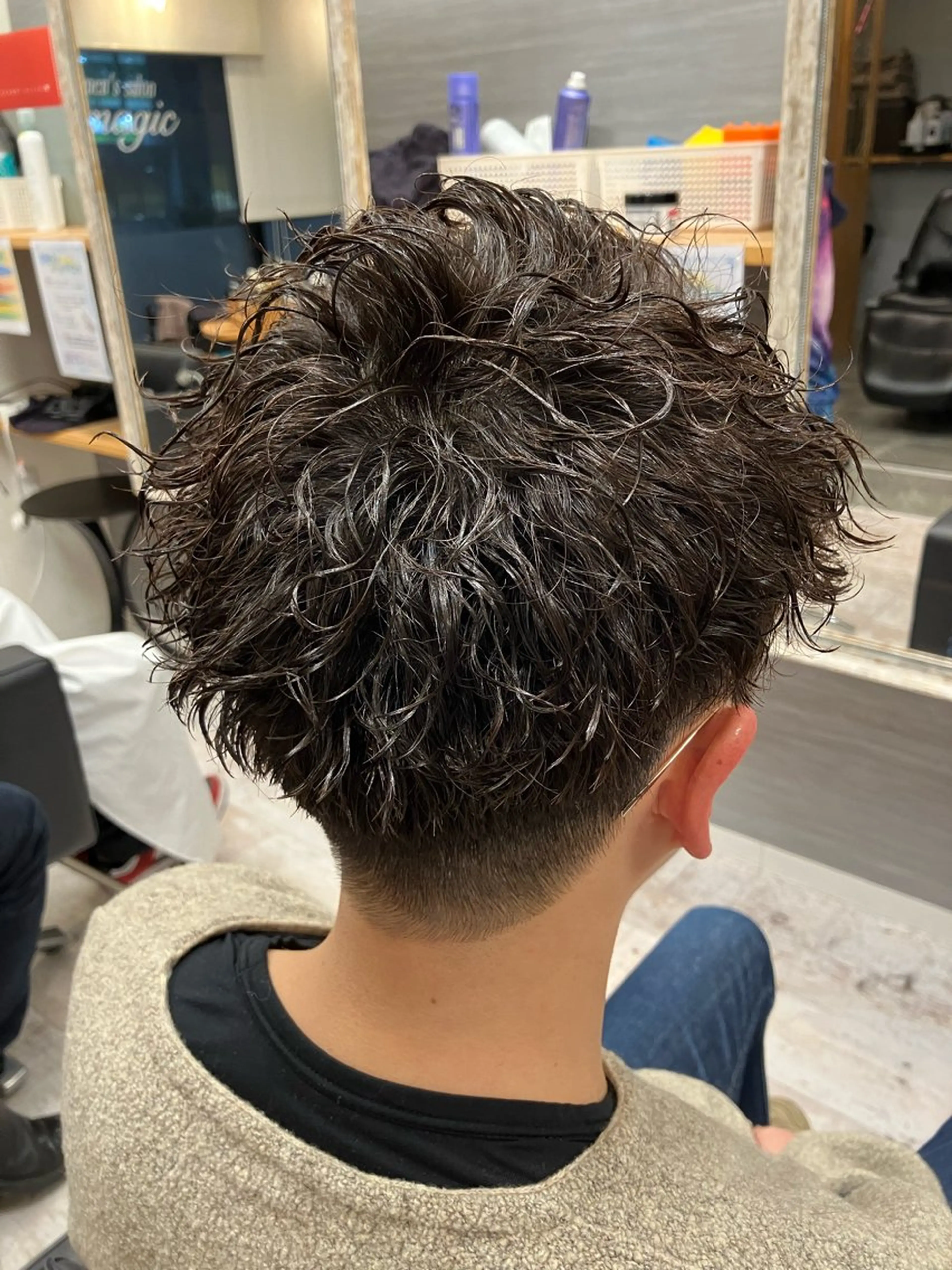 パーマ メンズ カット パーマ メンズ特化/パーマ/ フェードWATARUのヘアスタイル