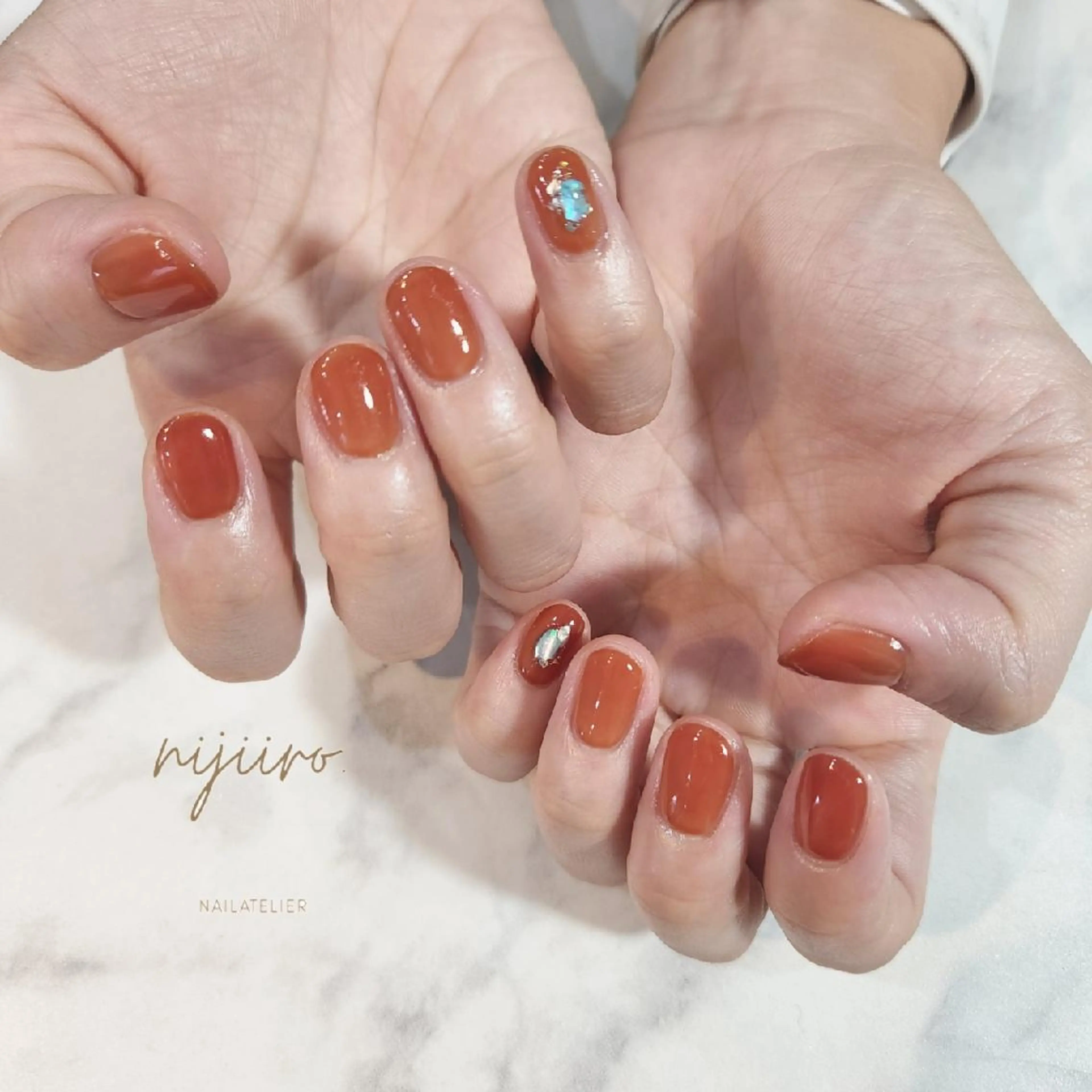 ネイル ハンドネイル nailatelier nijiiro.所属・nijiiro🌈 サトウのネイルデザイン