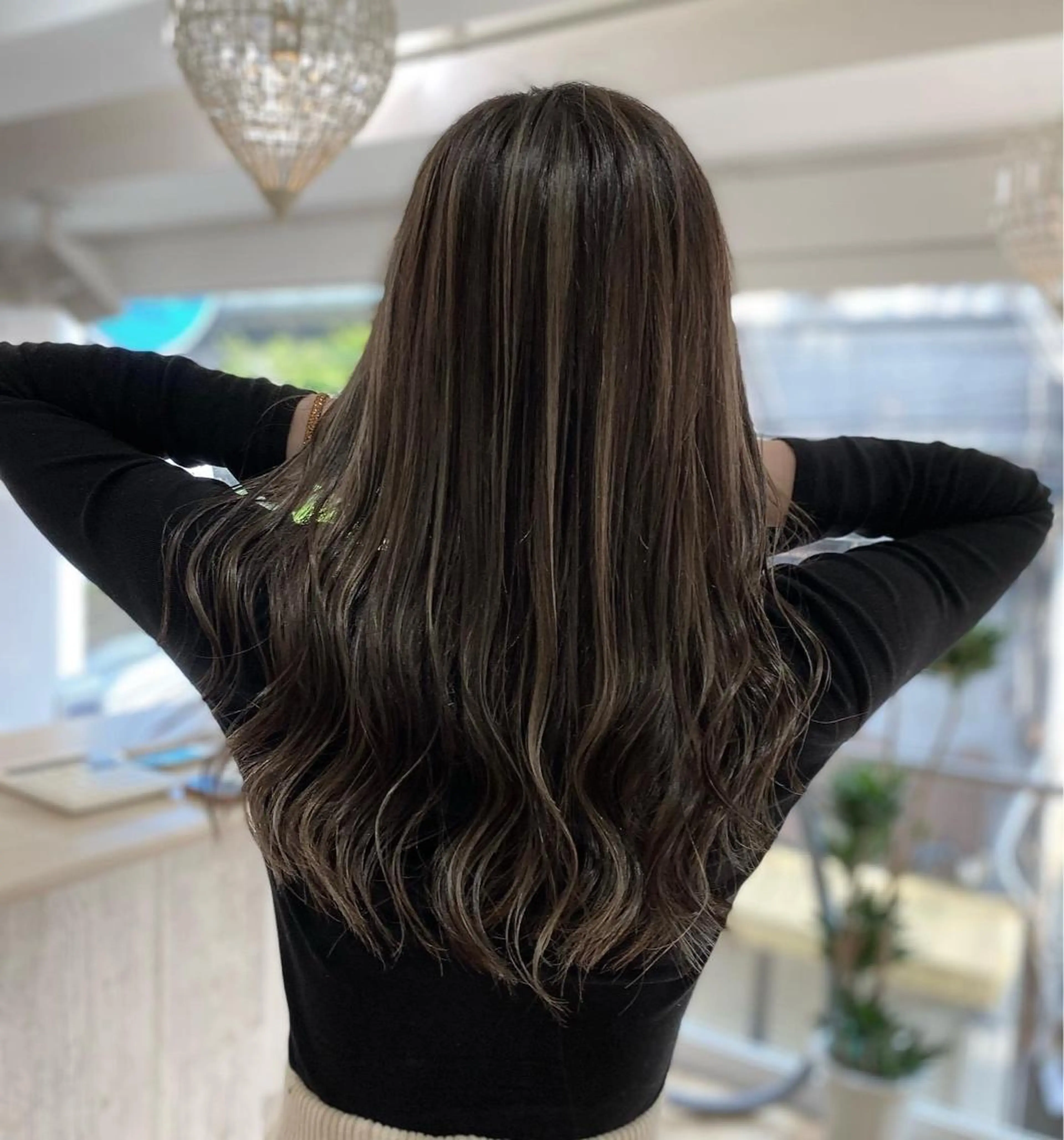 セミロング カラー ヘアアレンジ 久米 治仁のヘアスタイル