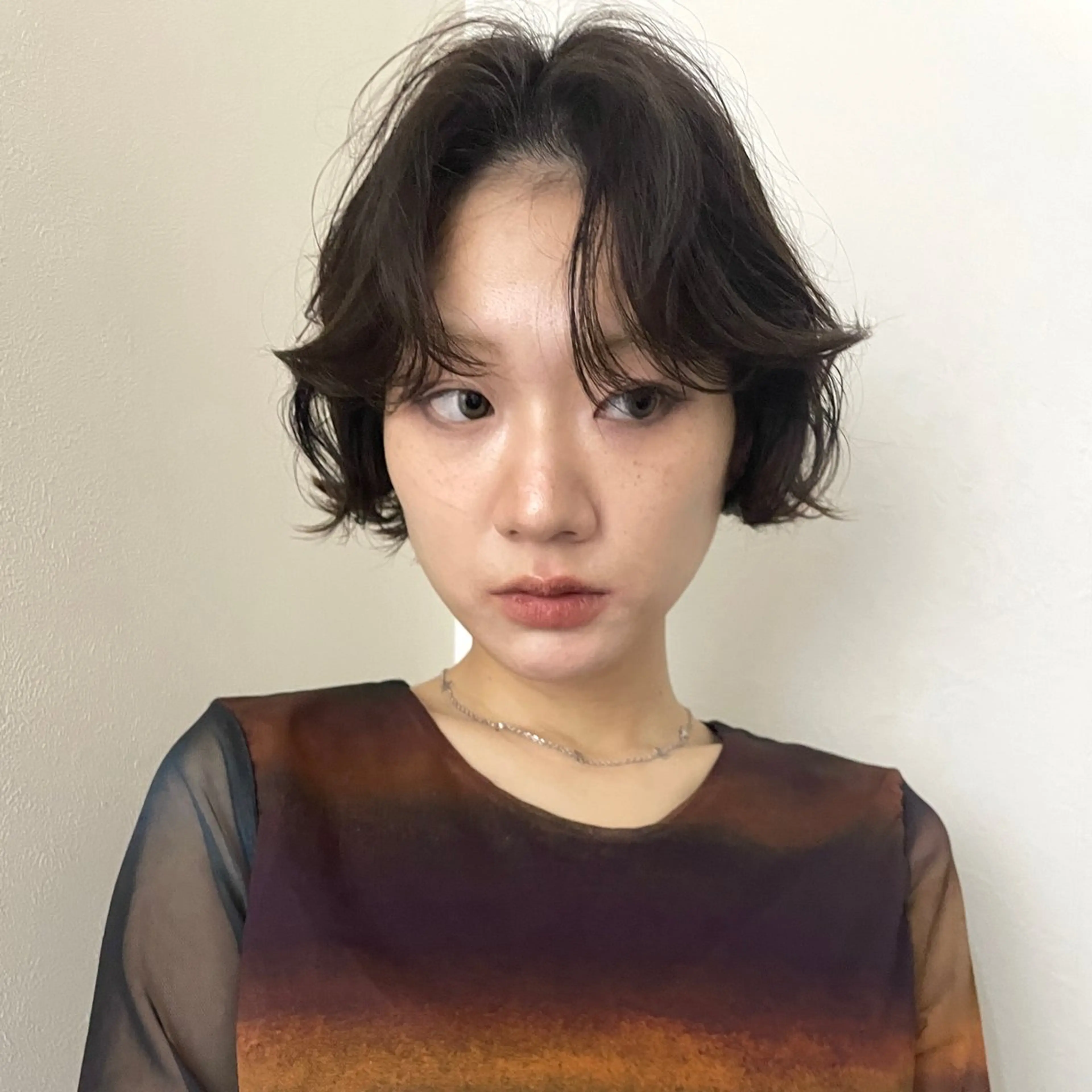 ショート パーマ カット パーマ トリートメント 野村矩樂/パーマ /縮毛矯正のヘアスタイル