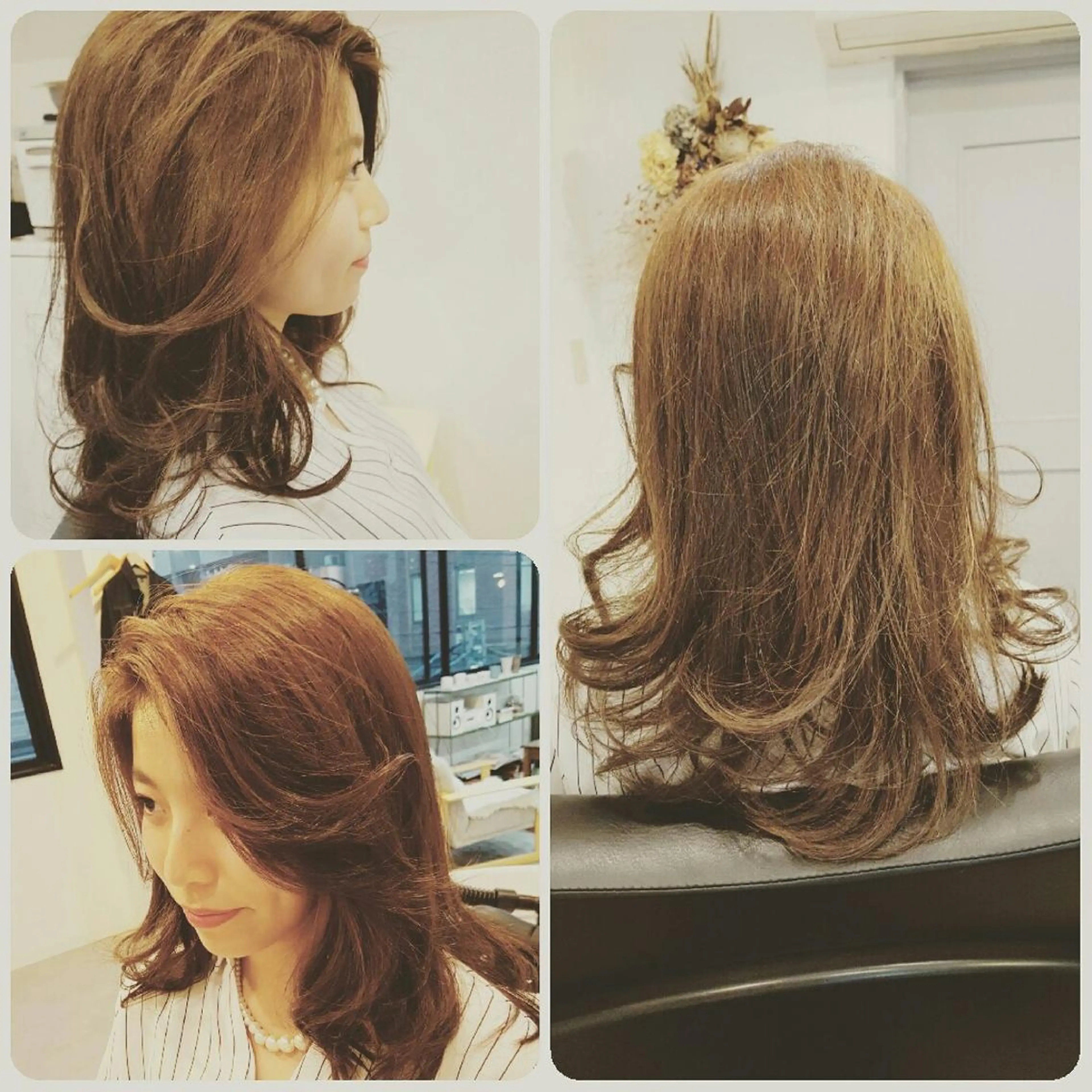 セミロング spa hair  ark 富井直美のヘアスタイル