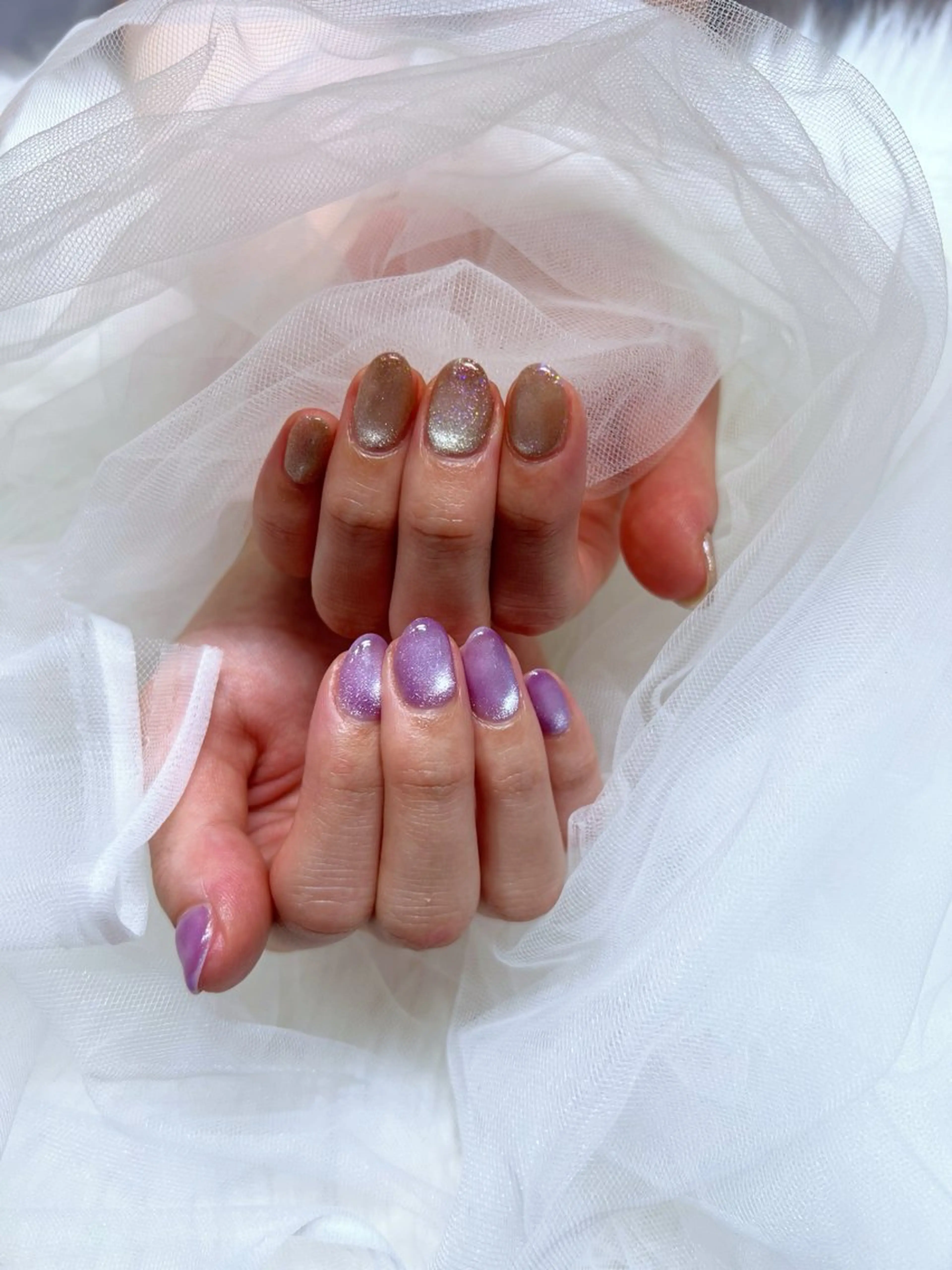 オフ又はフィルイン💚マグネットネイル ジェルサンプルの中からお好きなカラーをお選びくださいの写真