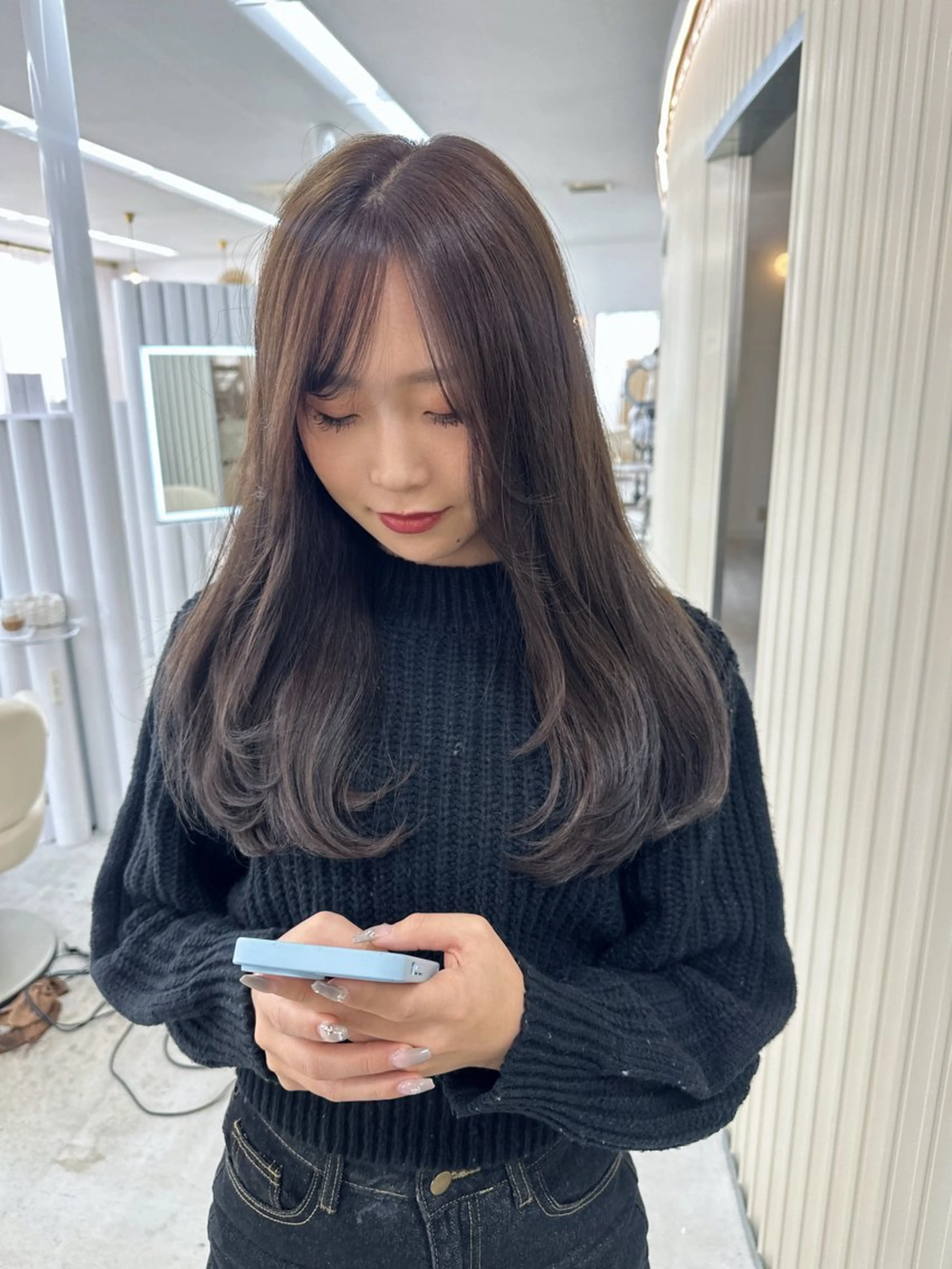 ロング カラー カット ヘアカラー 🩵LOMARLIE 岡山KARIN🩵のヘアスタイル