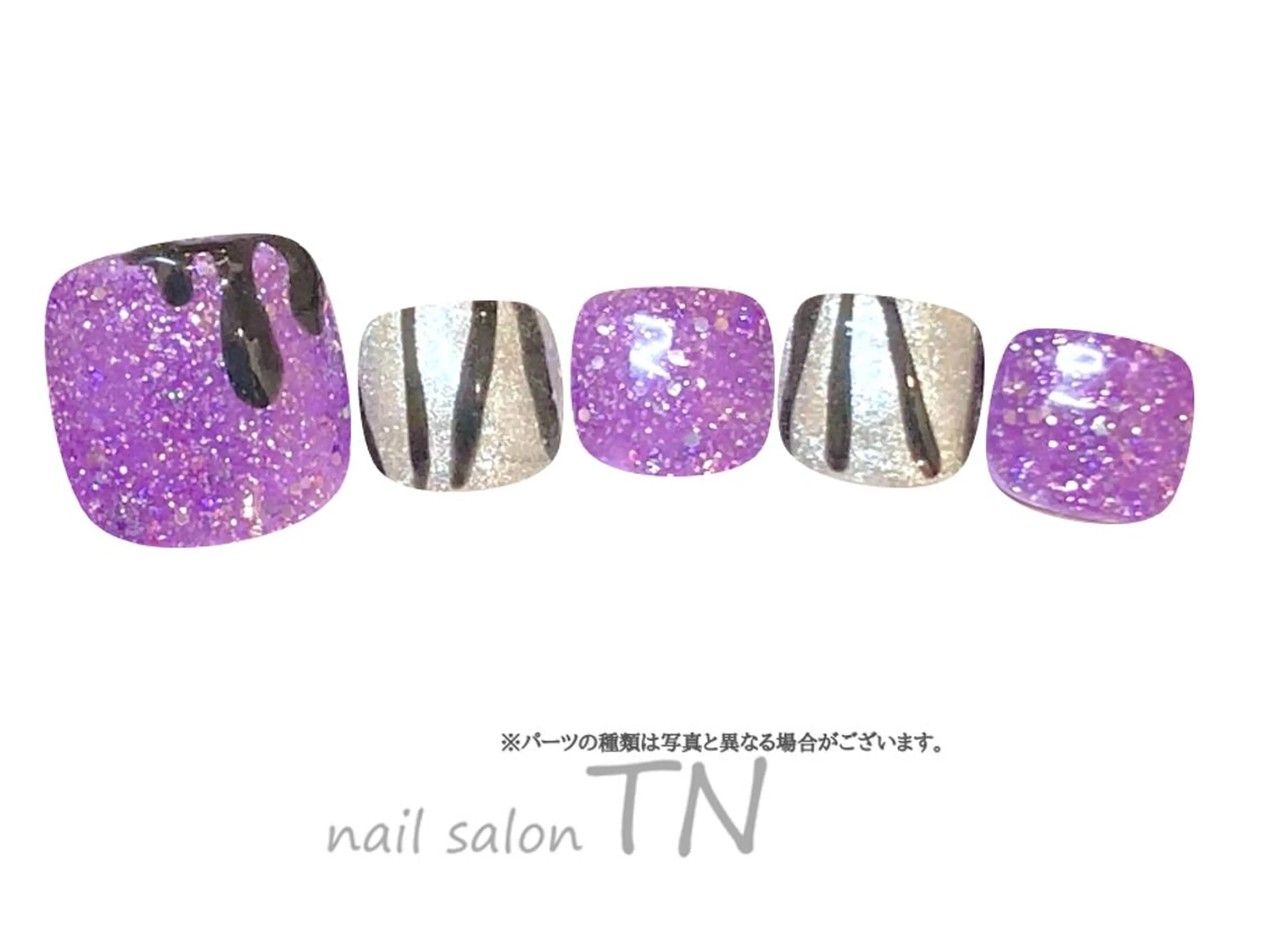 ネイル フットネイル 中島 実穂のネイルデザイン