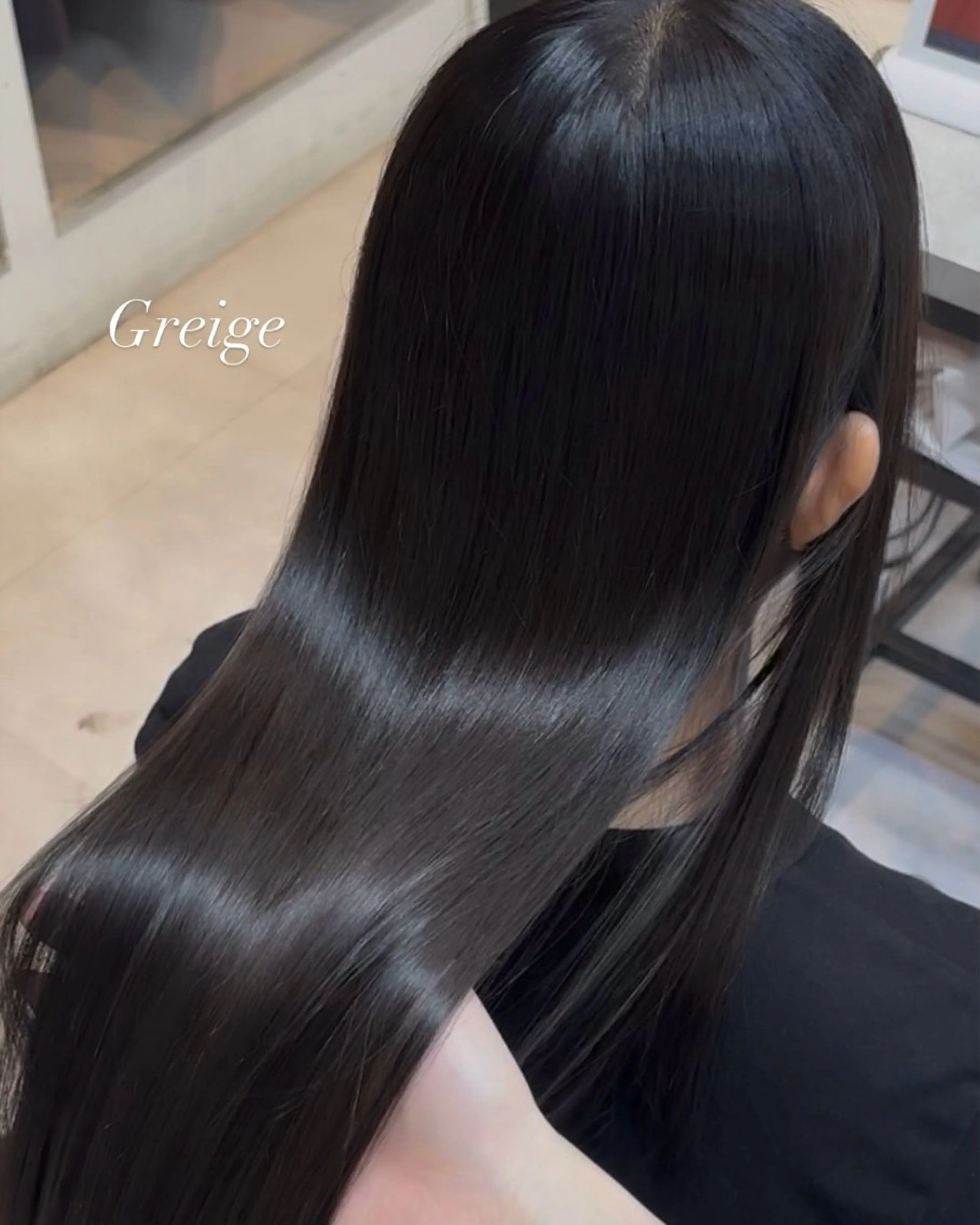 【🎀冬に向けて乾燥対策✨】髪質改善カラー🪞✧*｡ +トリートメント🤍 #さらつや髪目指すならこれ♪の写真