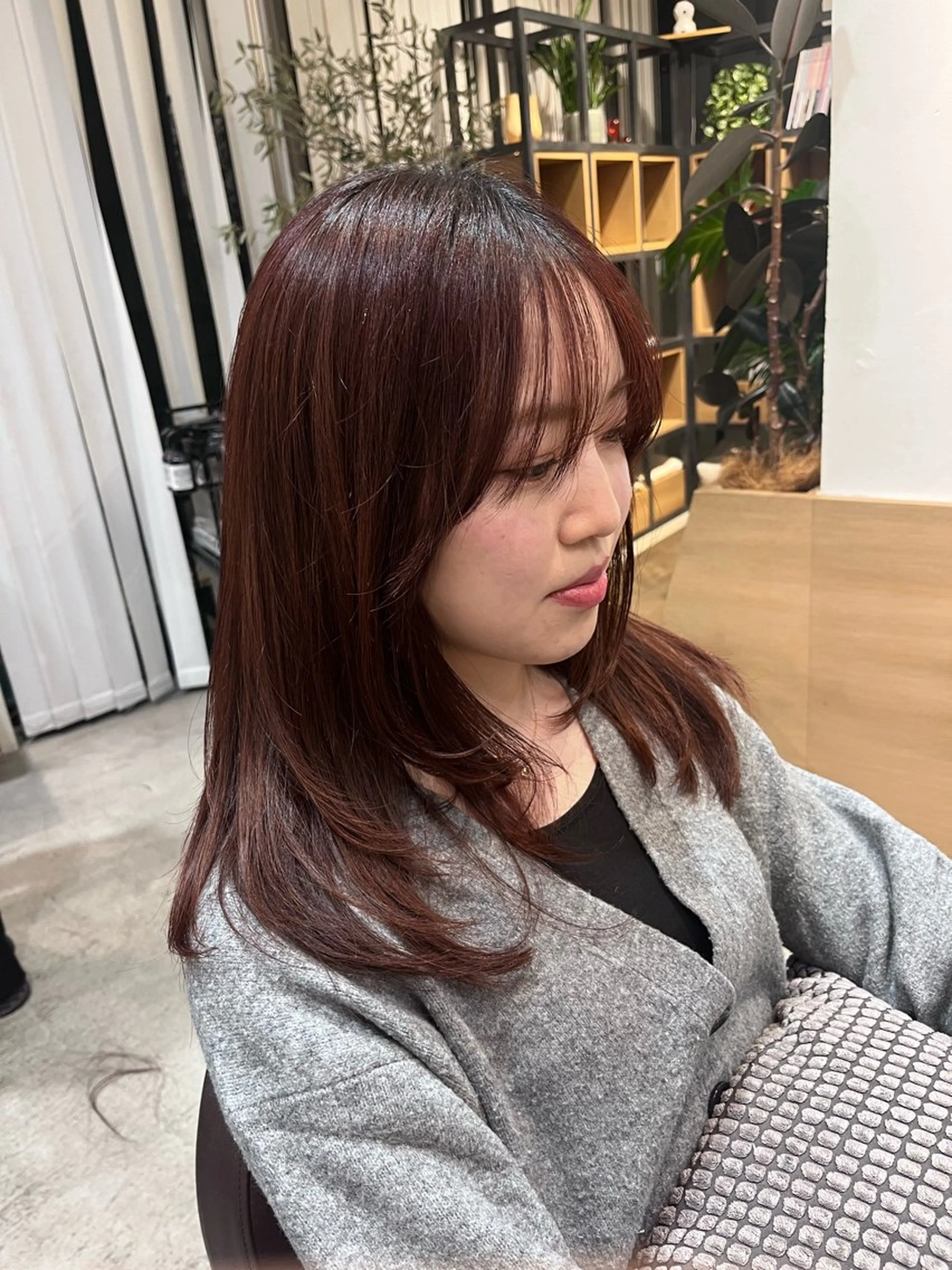 ロング 韓国風ヘア レイヤーカット カット SHEA/ショート 似合わせ/大野和恵のヘアスタイル