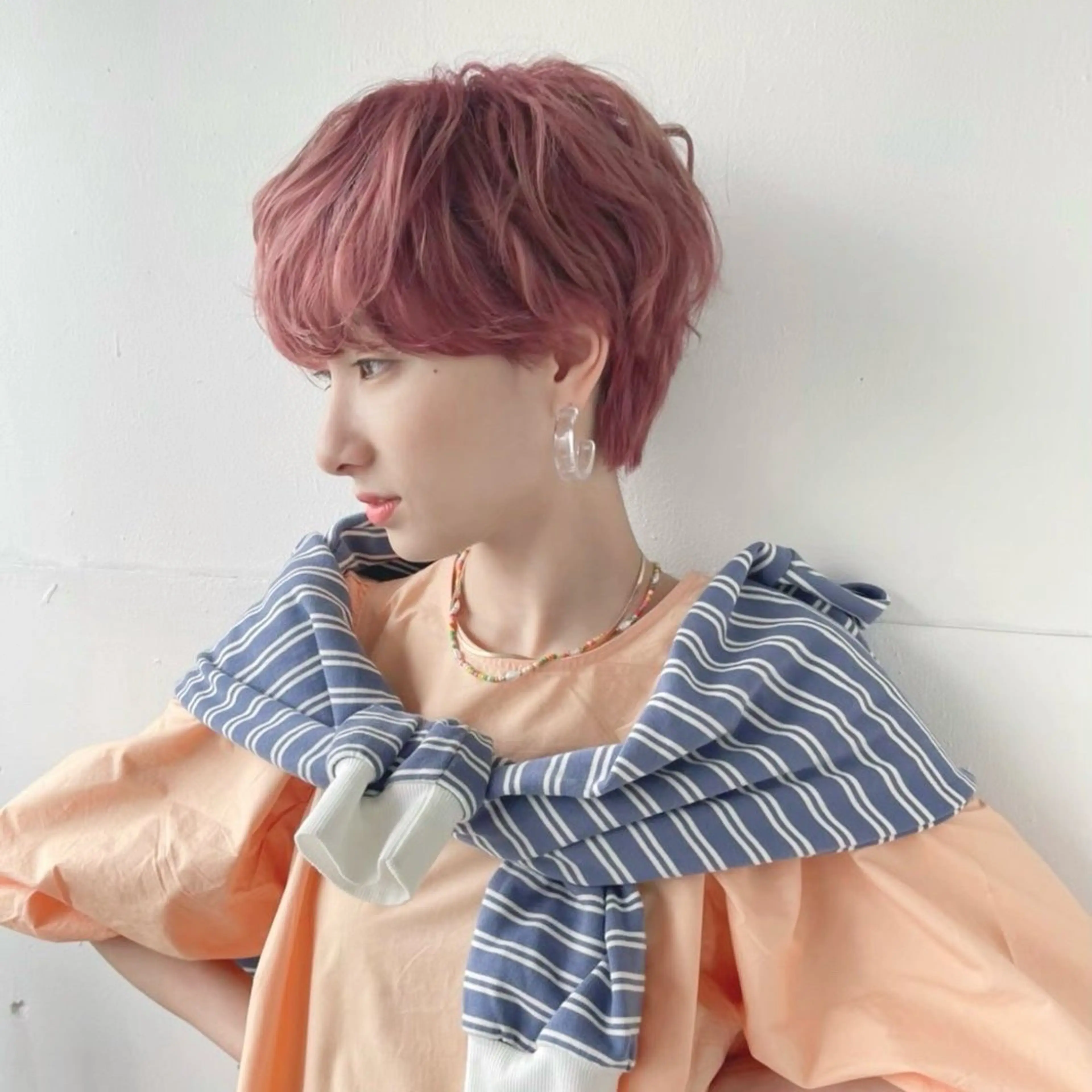 ショート カラー 🌟メンズ/ショート /ウルフ  あやかのヘアスタイル