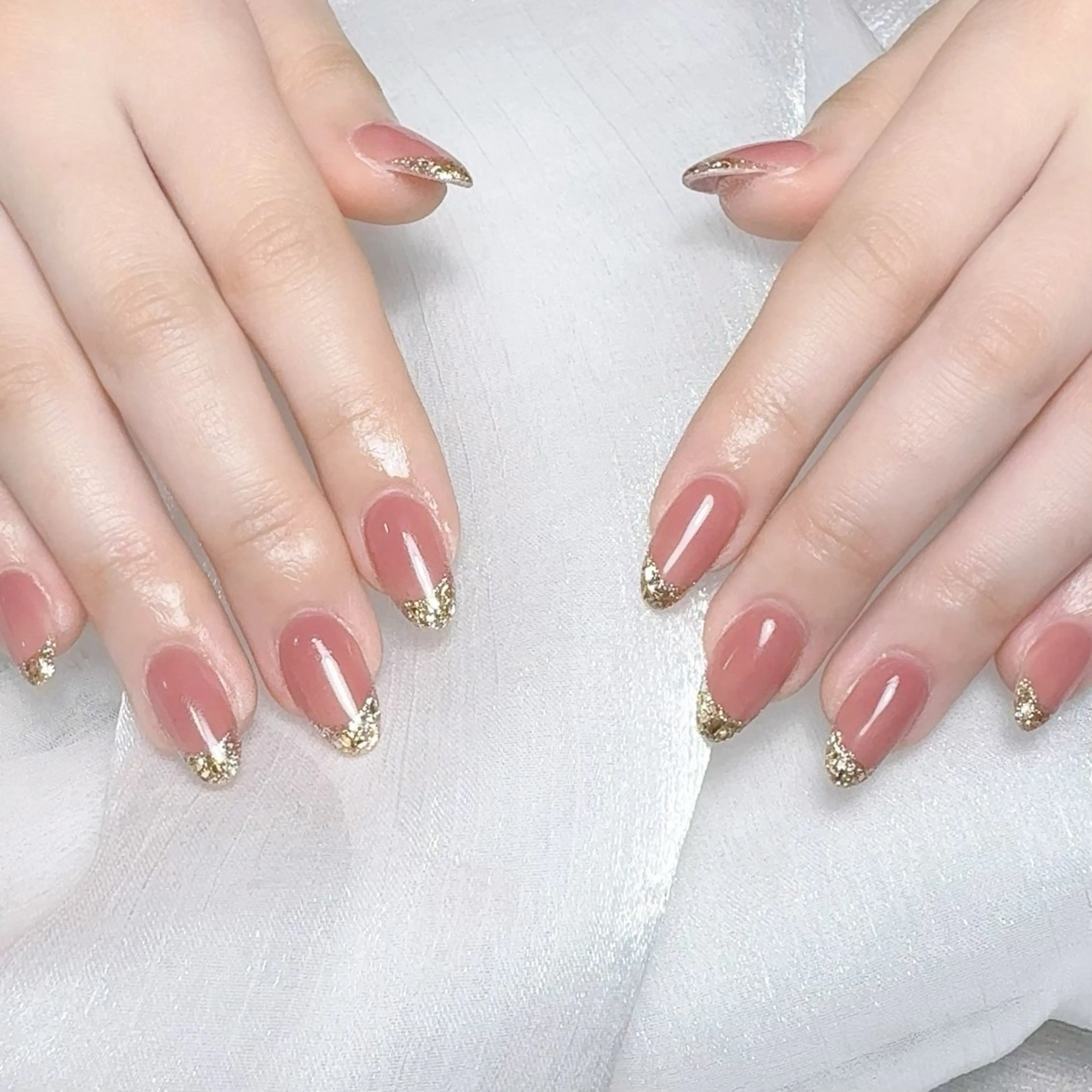 メンズ ネイル メンズ韓国風 アートネイル オーロラネイル ガーリー キラキラネイル ハンドネイル Nail salon 木にいるのネイルデザイン