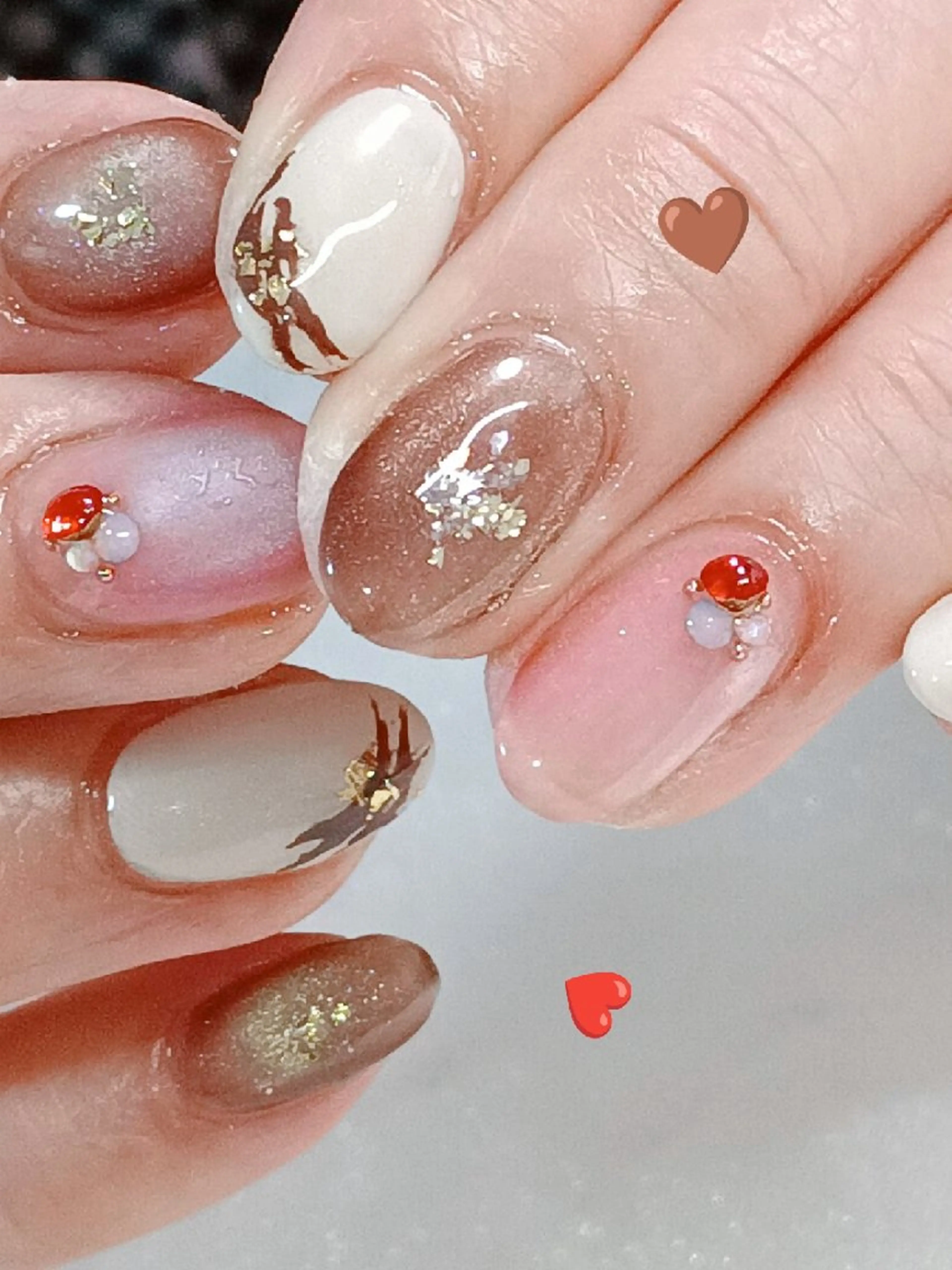 ネイル ハンドネイル Nail leef《リーフ》所属・kahosan 𓆉のネイルデザイン