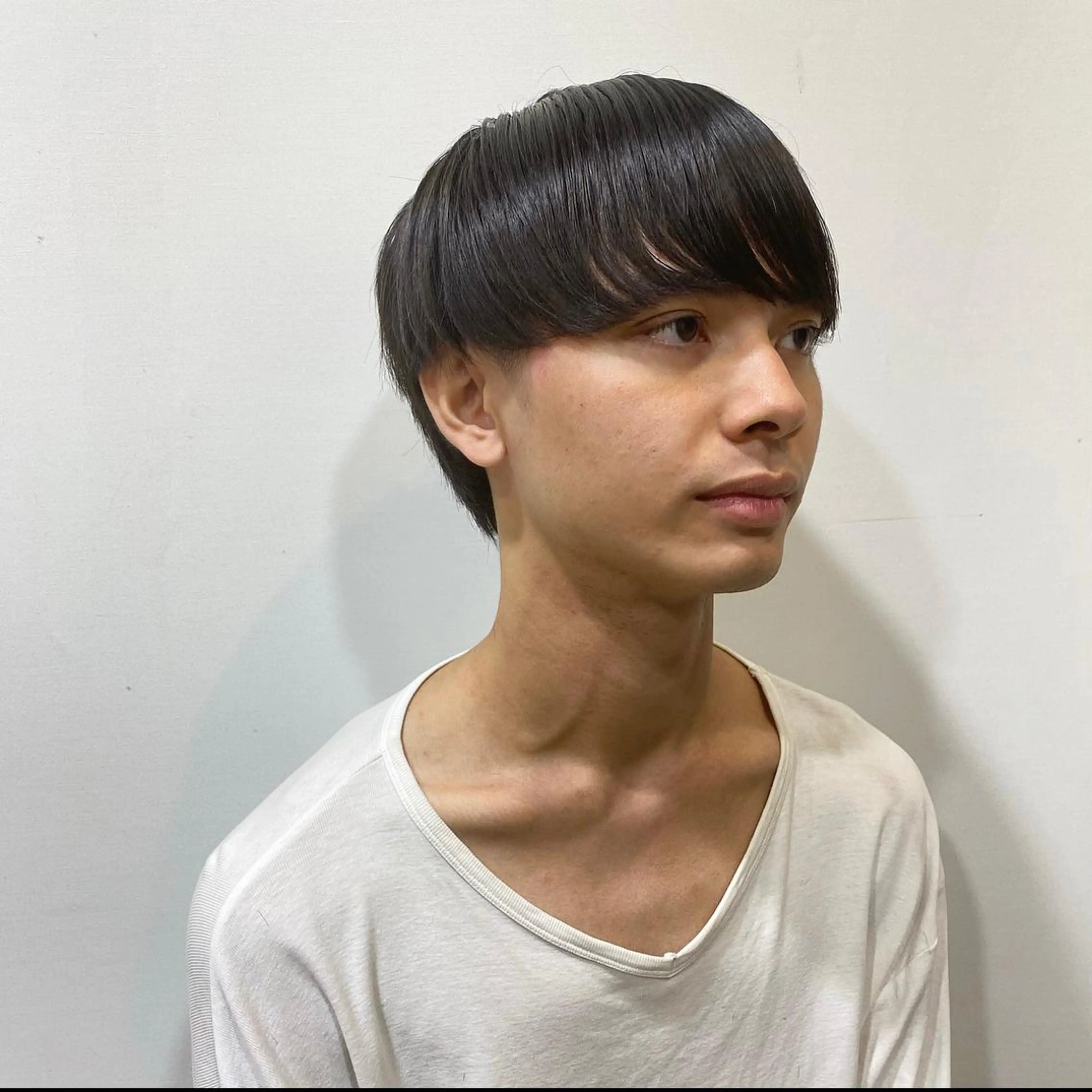 メンズ メンズ韓国風 韓国マッシュ マッシュ カット トリートメント JINKIメンズ特化 メンズカットパーマのヘアスタイル