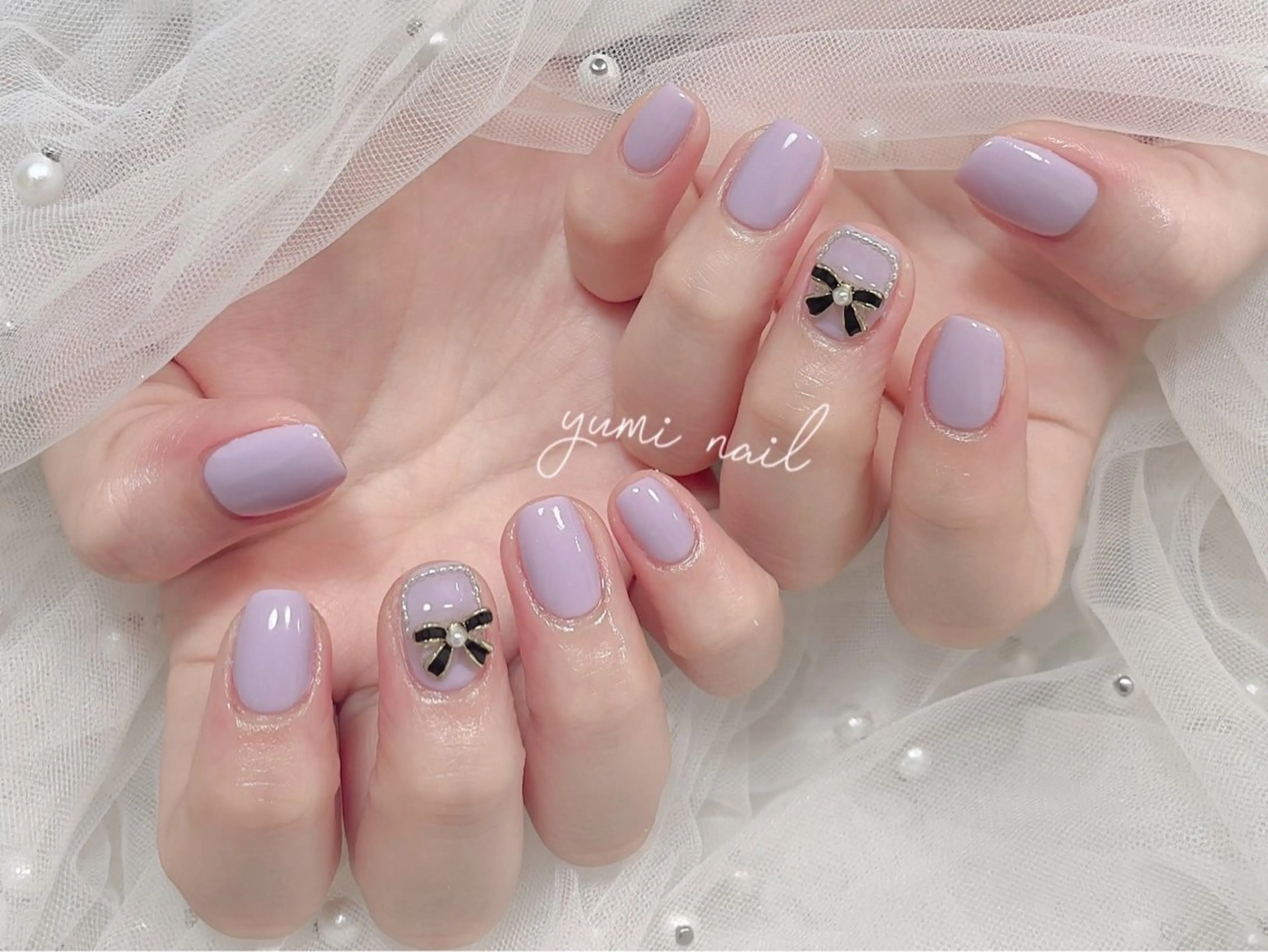 ネイル 𝐲𝐮𝐦𝐢🎀 長さ出しデザイン専門のネイルデザイン