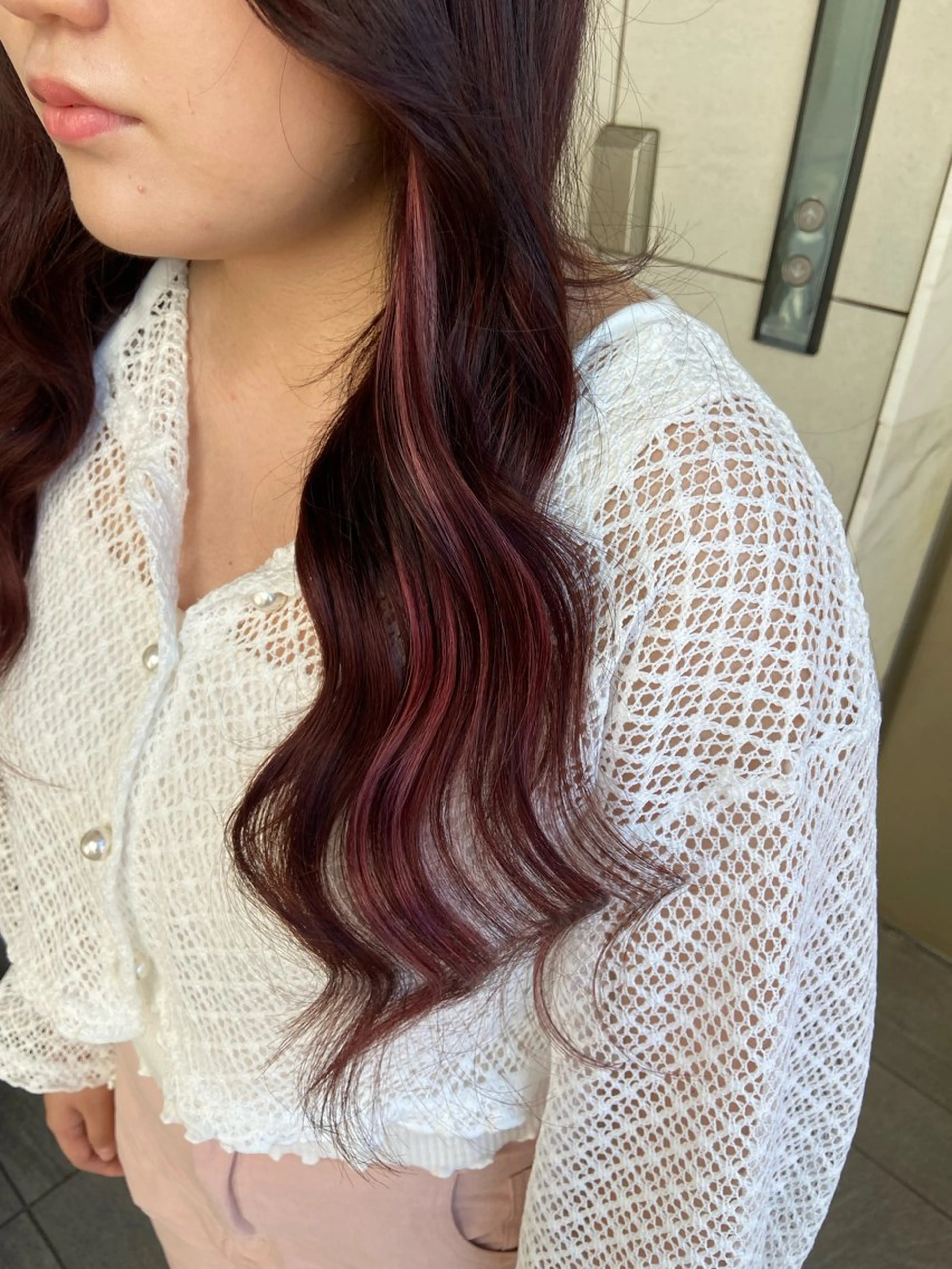 ロング カラー プルエクステ イヤリングカラー エクステ ヘアカラー エクステ 🧸プルエクステ❤︎ ネイルKAO🧸のヘアスタイル