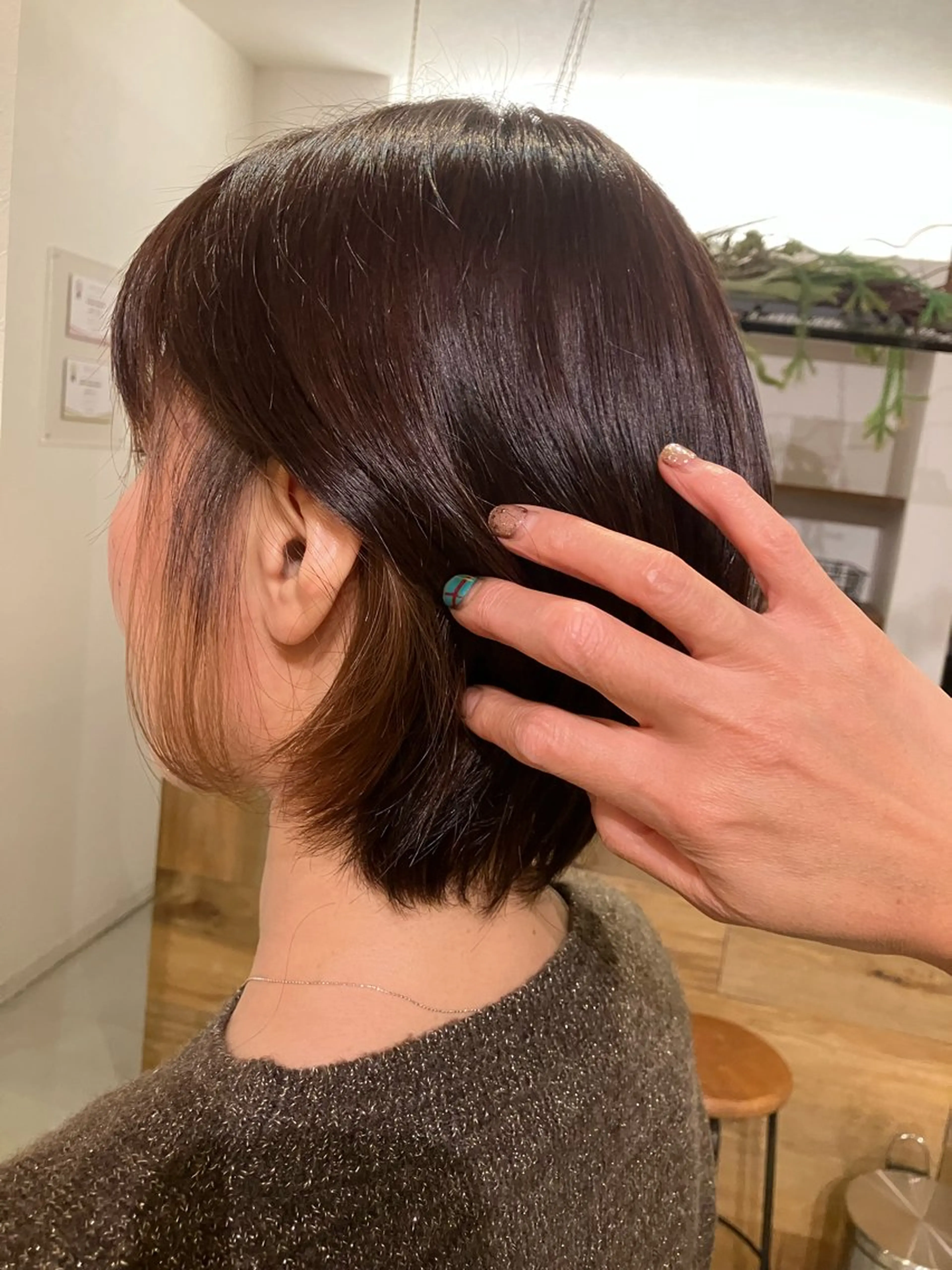 ショート カラー ヘアカラー トリートメント 清水 美香のヘアスタイル