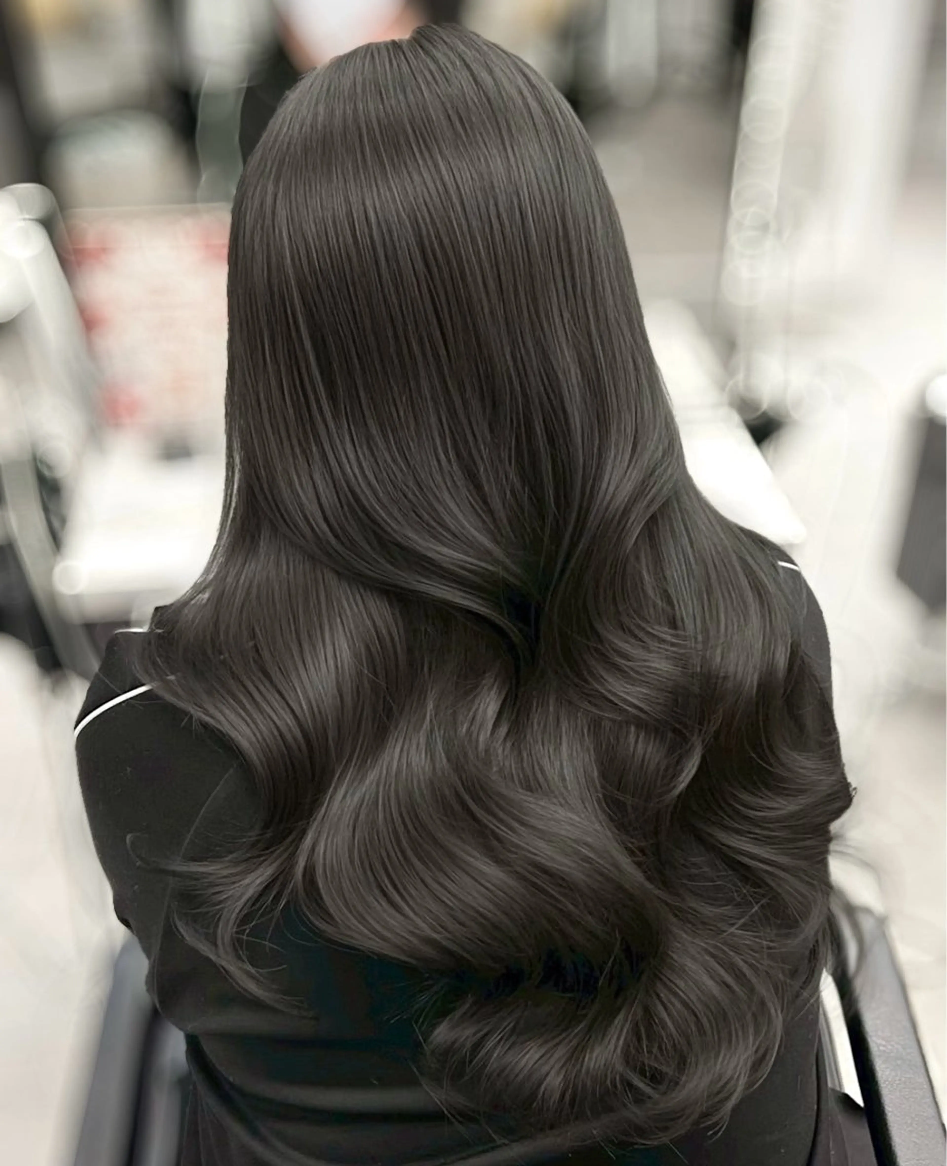 ロング カラー アッシュ アッシュグレー アッシュグレージュ ベージュカラー 透明感カラー カット ヘアカラー トリートメント AMA TOKYO×Smart Salon所属・韓国ヘア🇰🇷× 髪質改善🫧テルのヘアスタイル