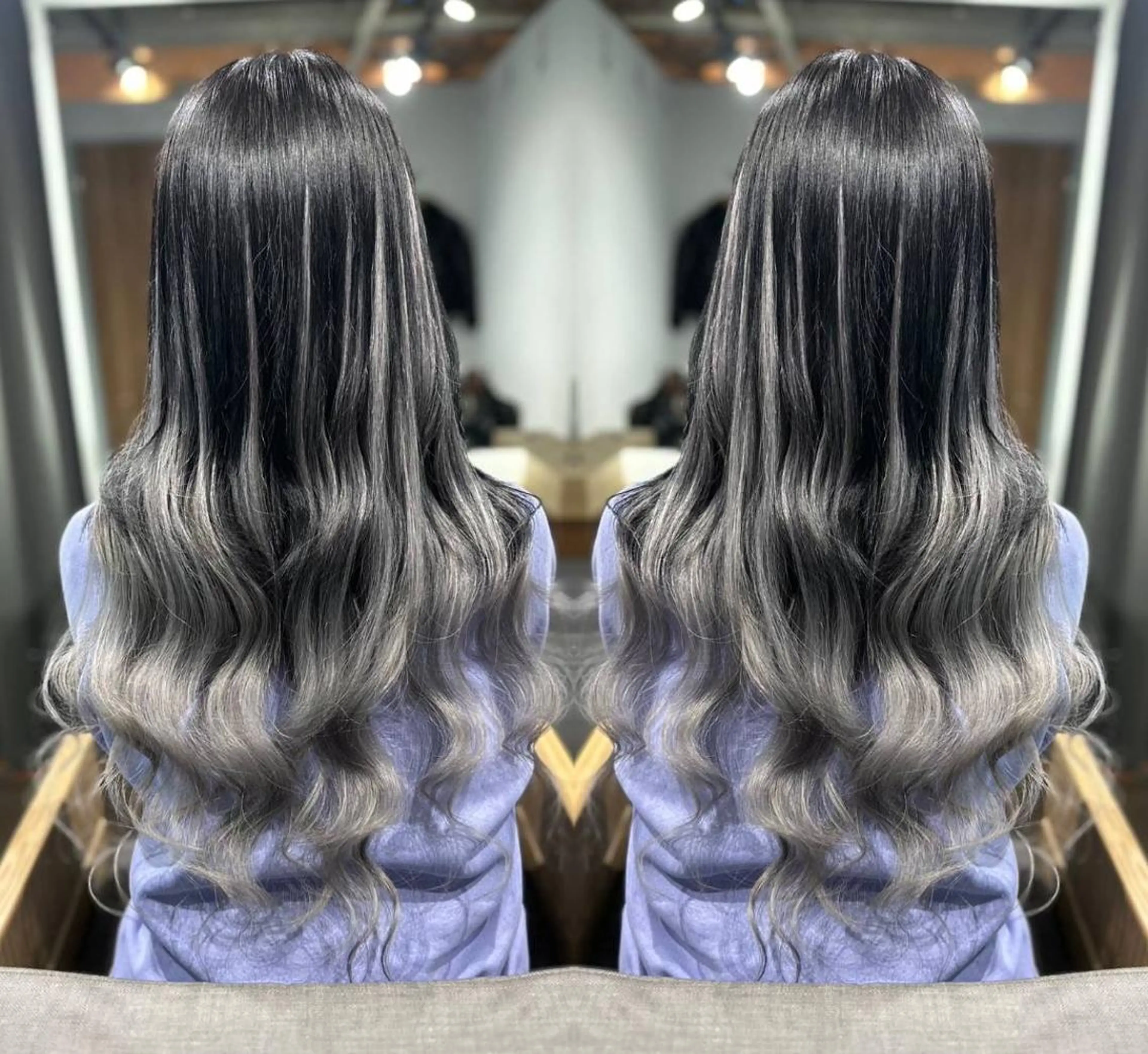 ロング ヘアアレンジ カラー メンズ 韓国hair特化🩵 人気NO,1👑祐樹のヘアスタイル