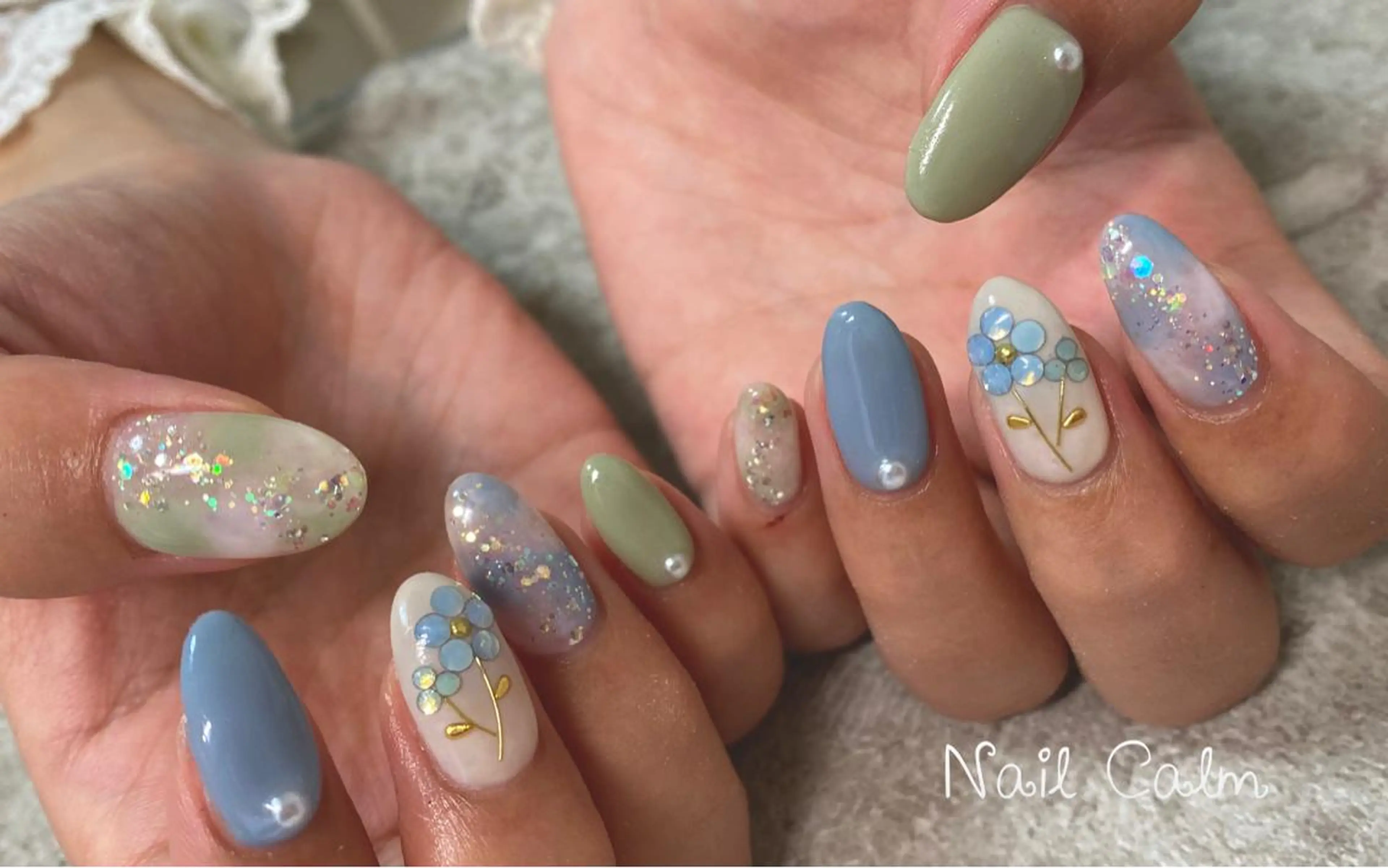 ネイル アートネイル ハンドネイル Nail Calm所属・プライベートサロン Calmのネイルデザイン