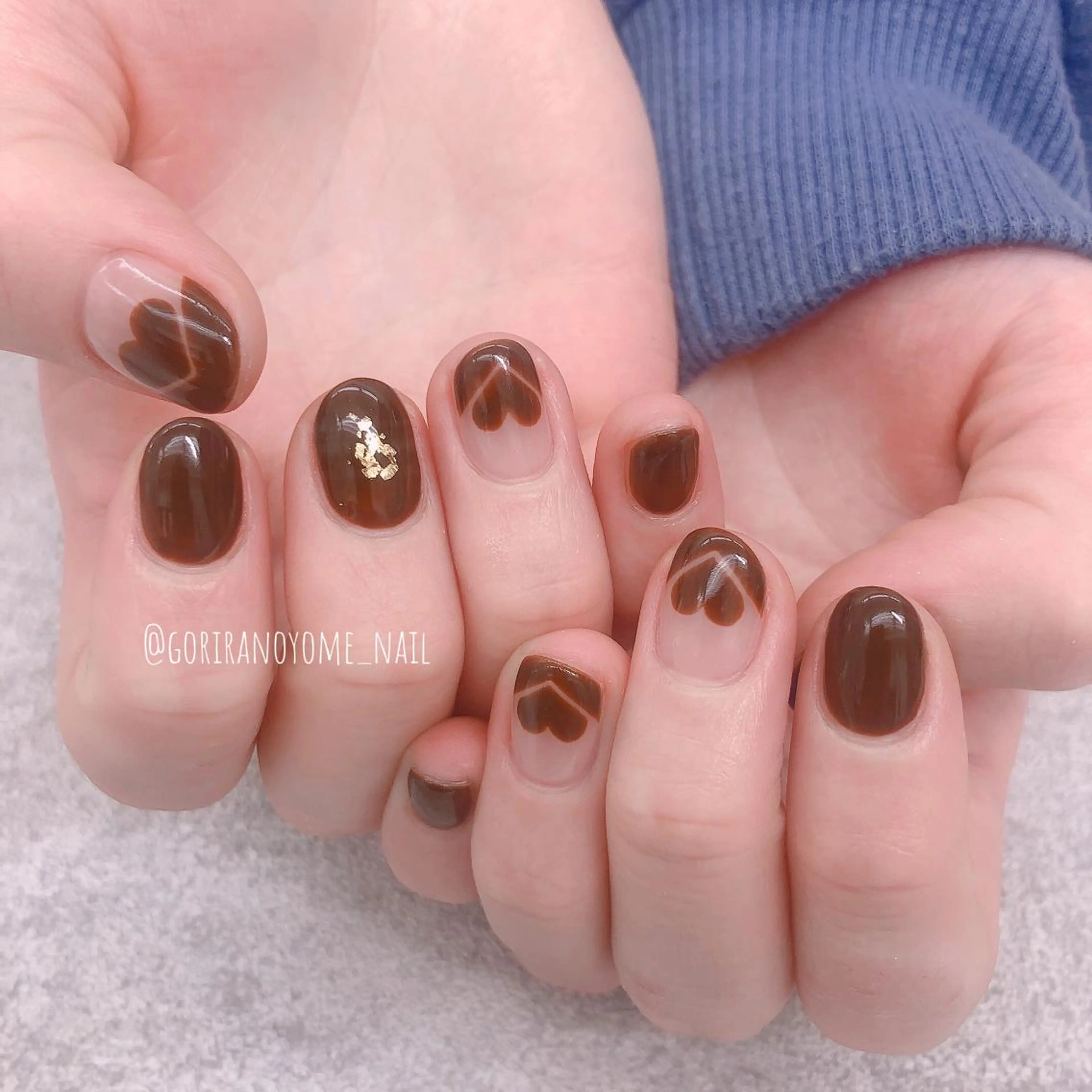 ネイル バレンタイン ナナイチゼロ I.Naoのネイルデザイン