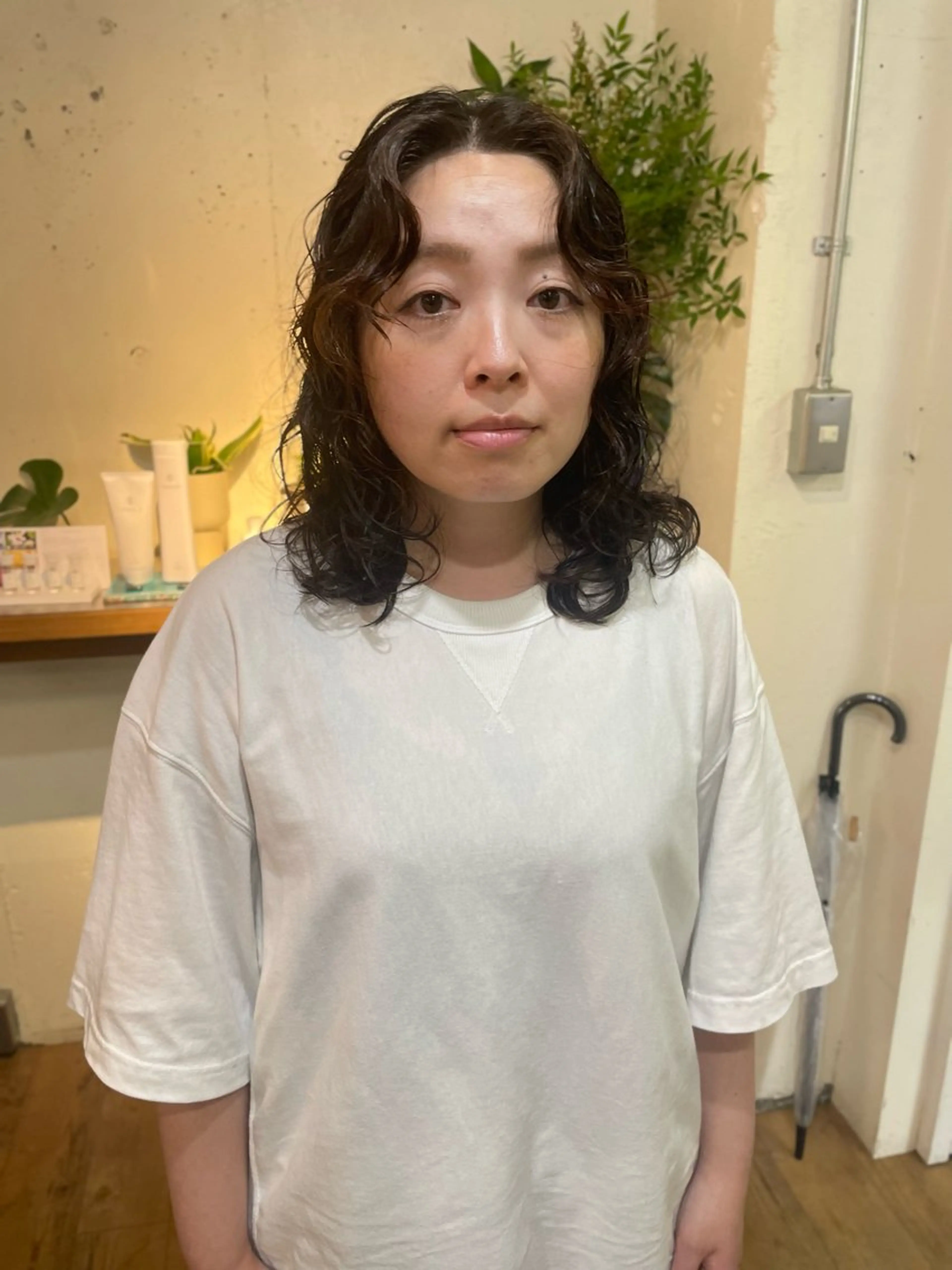 ミディアム パーマ カット パーマ YUKI 新宿 カット/パーマのヘアスタイル