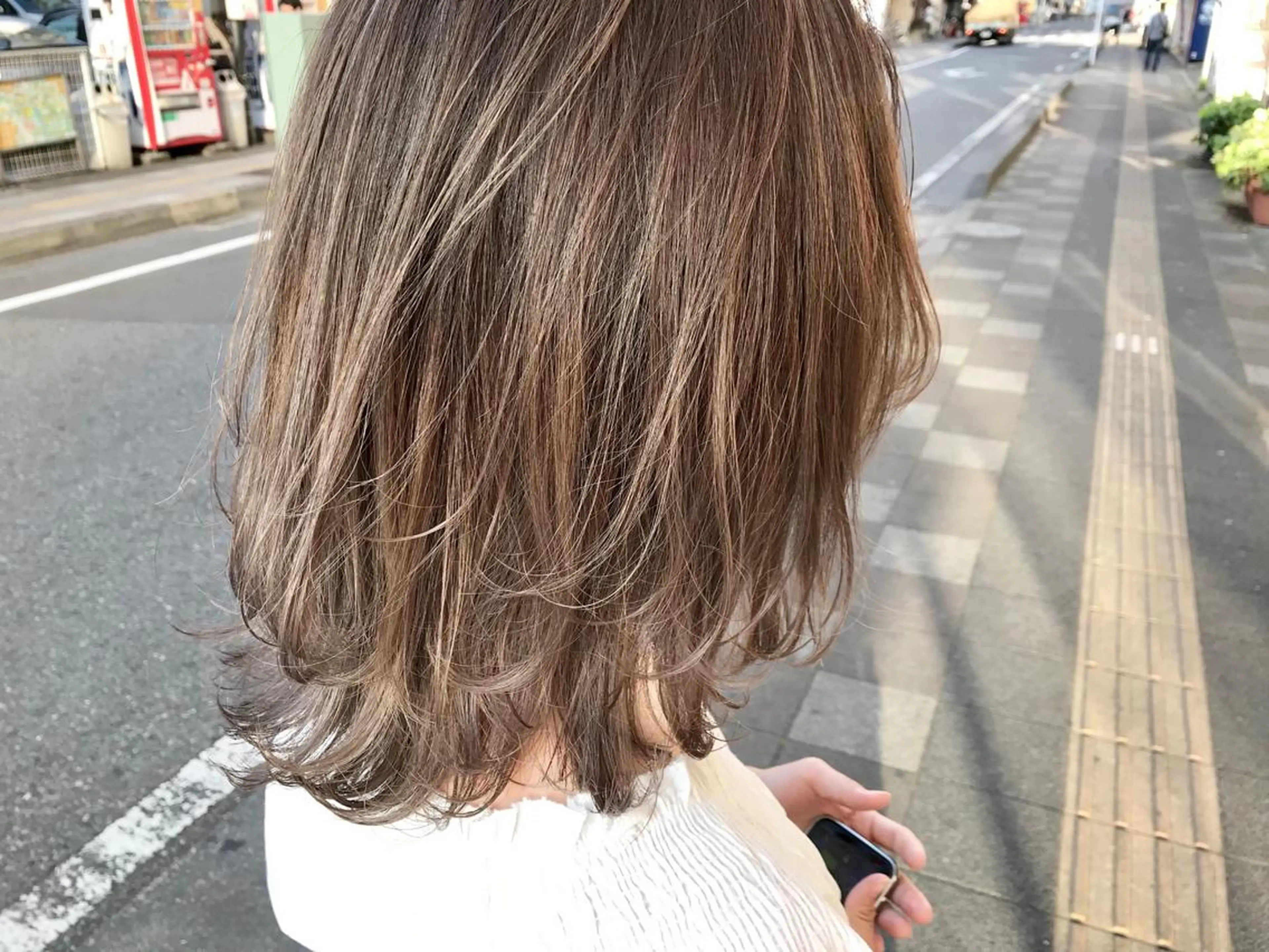 ミディアム stylist 大須賀 裕矢のヘアスタイル