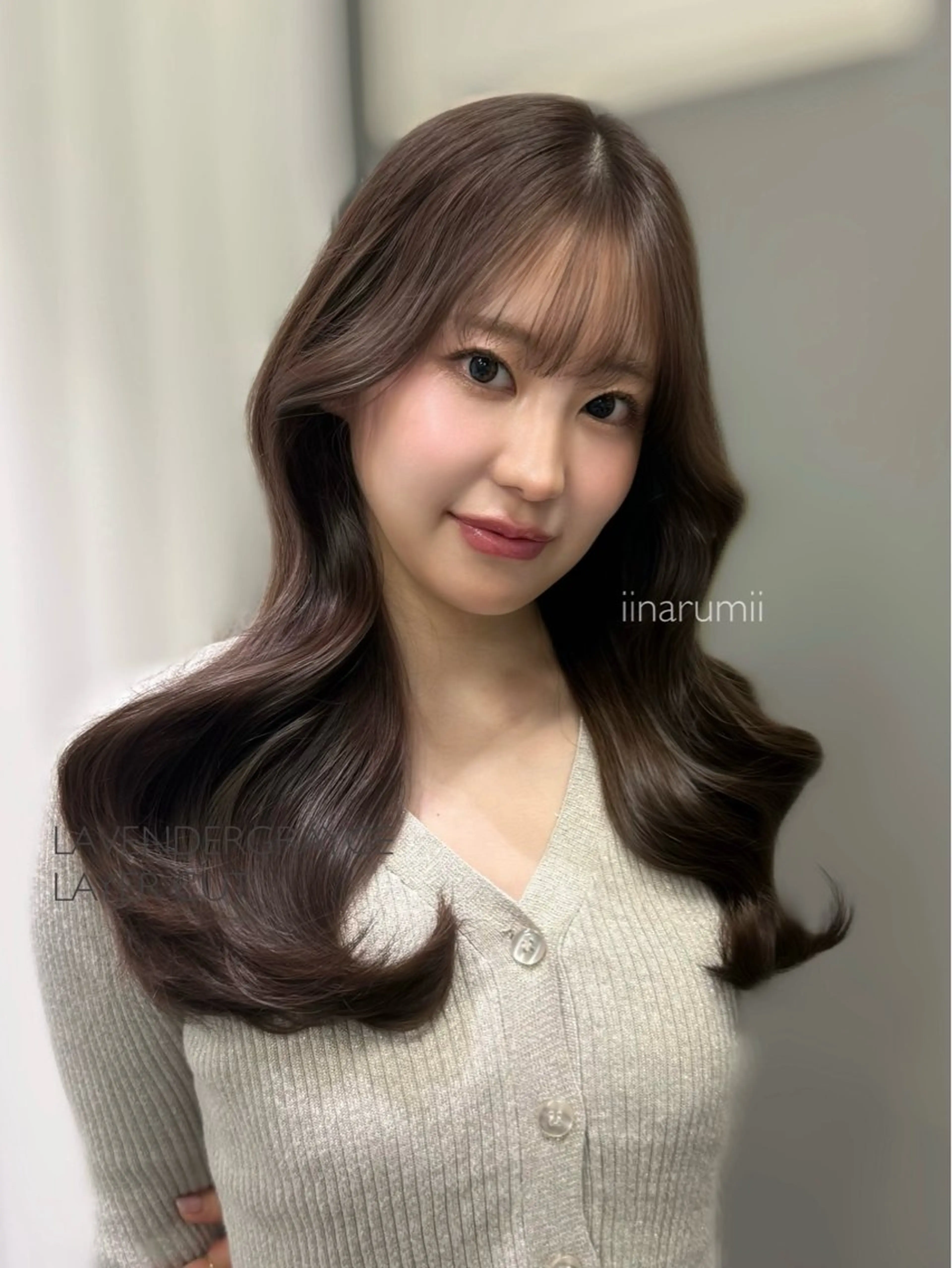 韓国ヨンエカット＋イルミナorアディクシーカラー＋5stepグローバルミルボントリートメントの写真