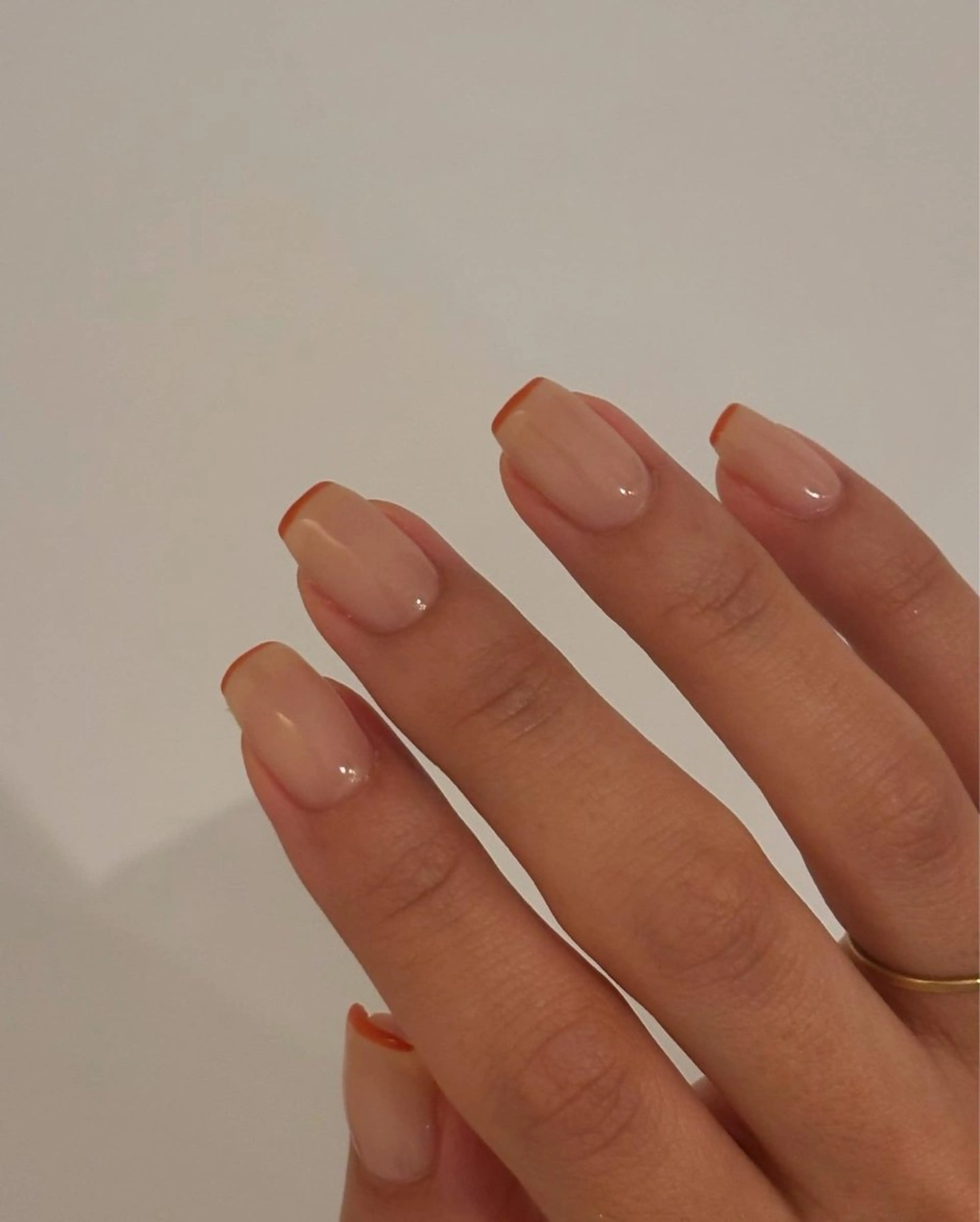 ネイル オレンジ 春ネイル ハンドネイル Elio所属・Elio 国泰寺のネイルデザイン