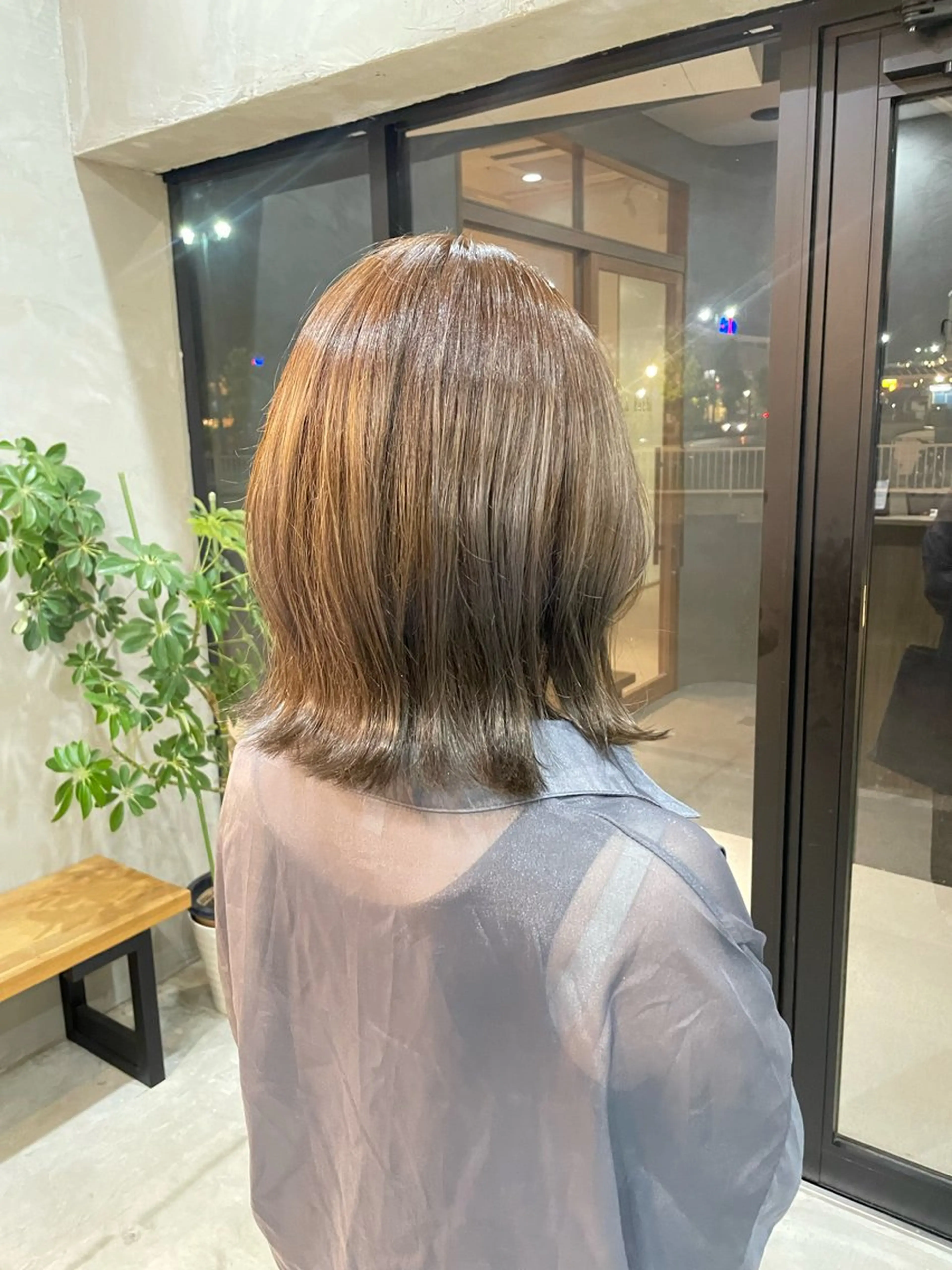 ミディアム カラー la fith hair too.所属・la fith hinaのヘアスタイル