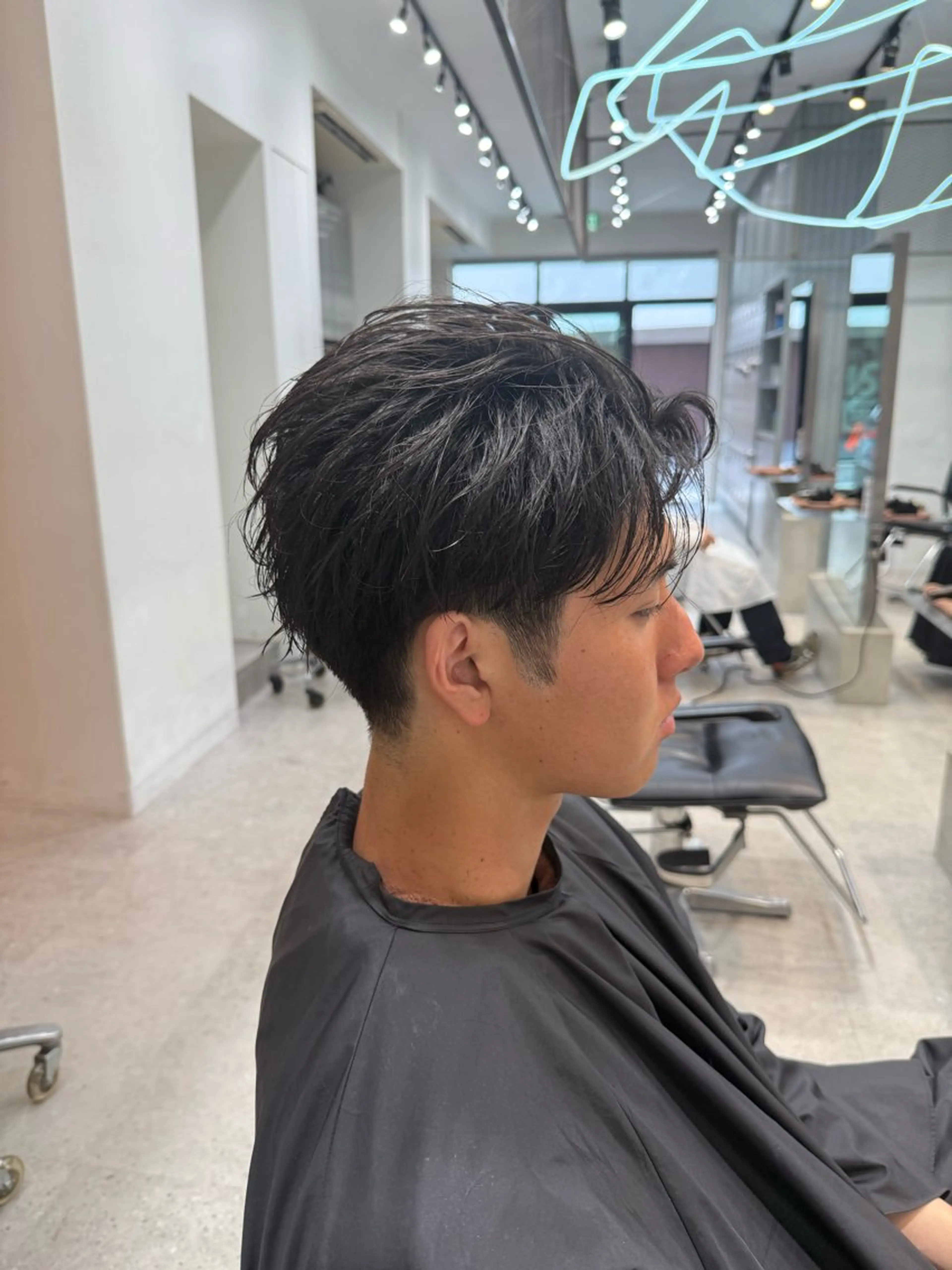 パーマ メンズ フェザーパーマ メンズパーマ 当日予約⭕️ fifth渋谷太田のヘアスタイル