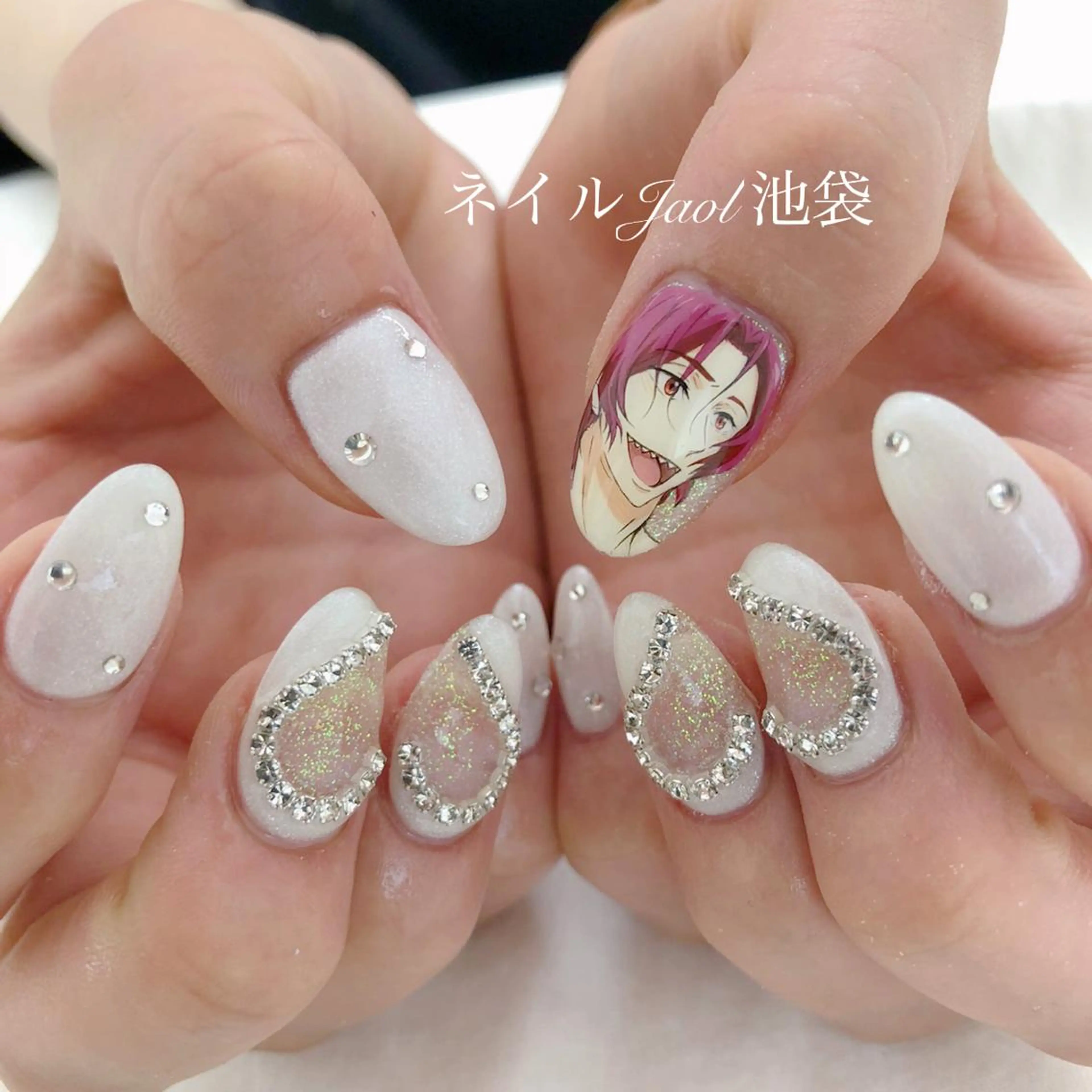 ミディアム nail jaol池袋店所属・ネイルJaol 池袋のネイルデザイン