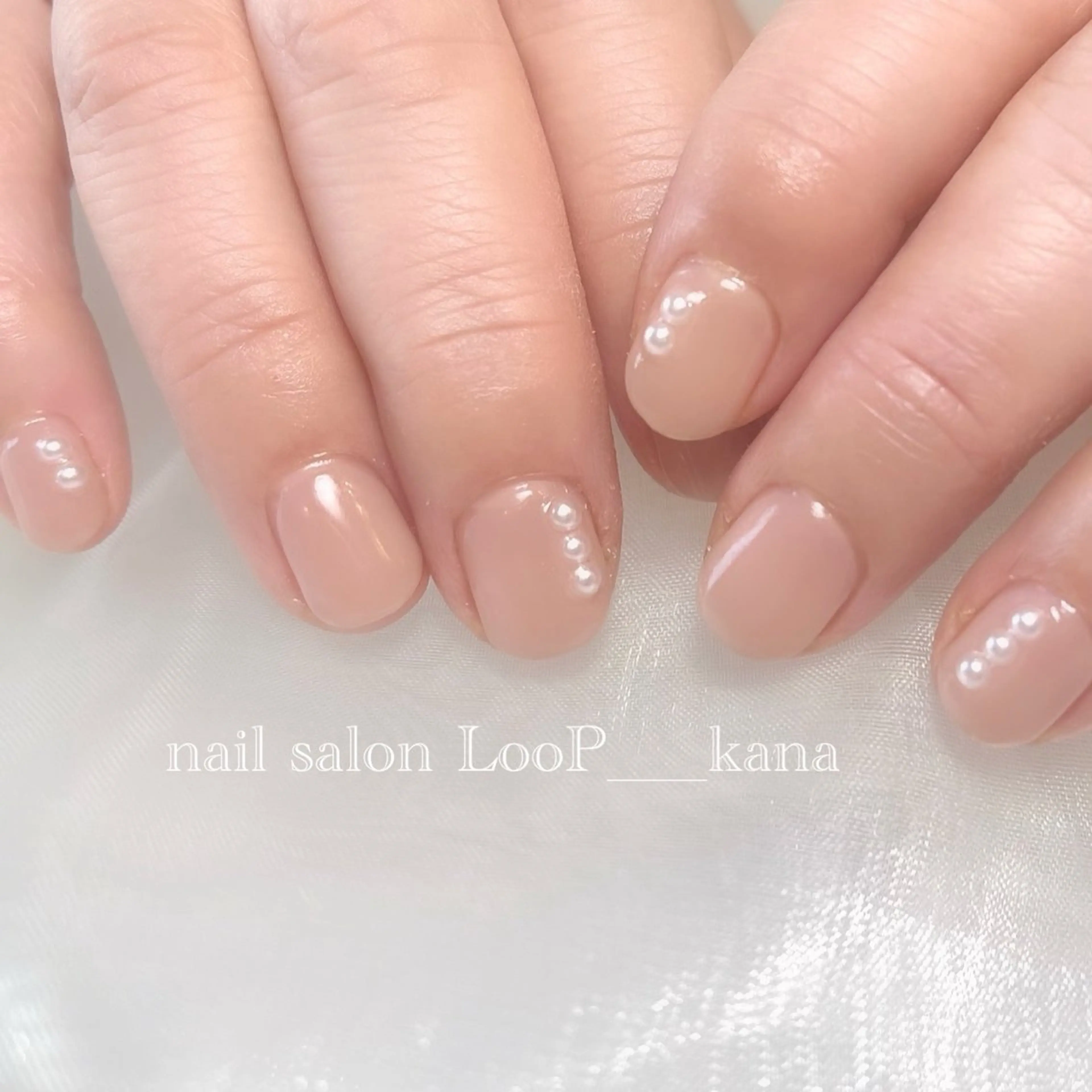 ネイル オフィスネイル ハンドネイル ネイルモデル募集中 LooP-kanaのネイルデザイン